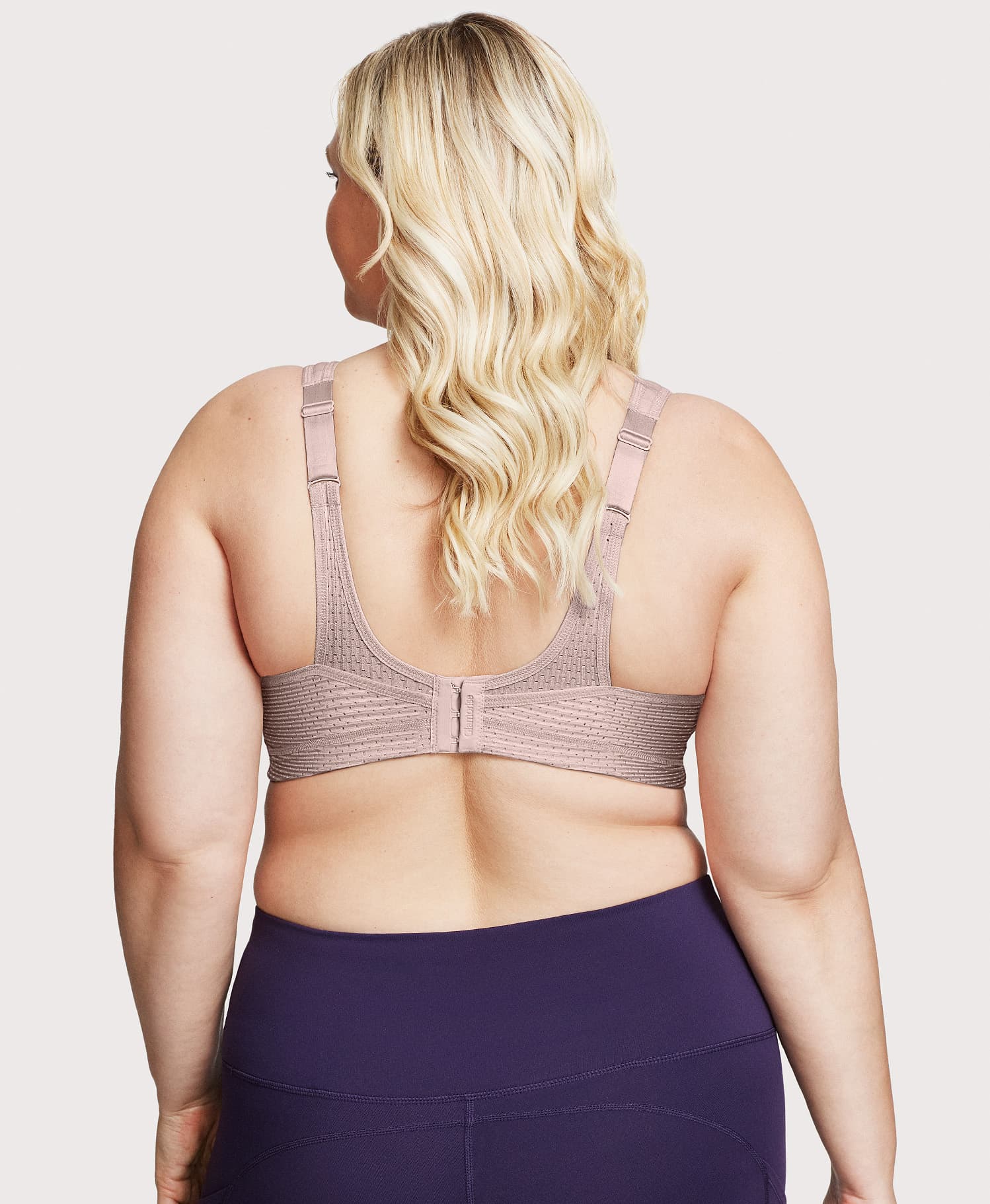 No-Bounce Camisole Elite Sports Bra Rose Tan - Image 2