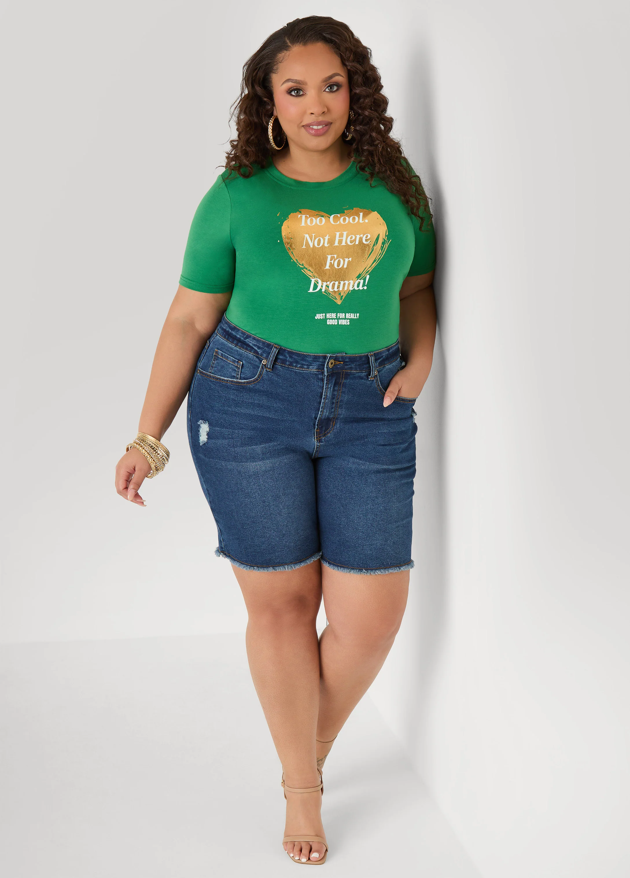Not Here For Drama Graphic Tee - Image 3
