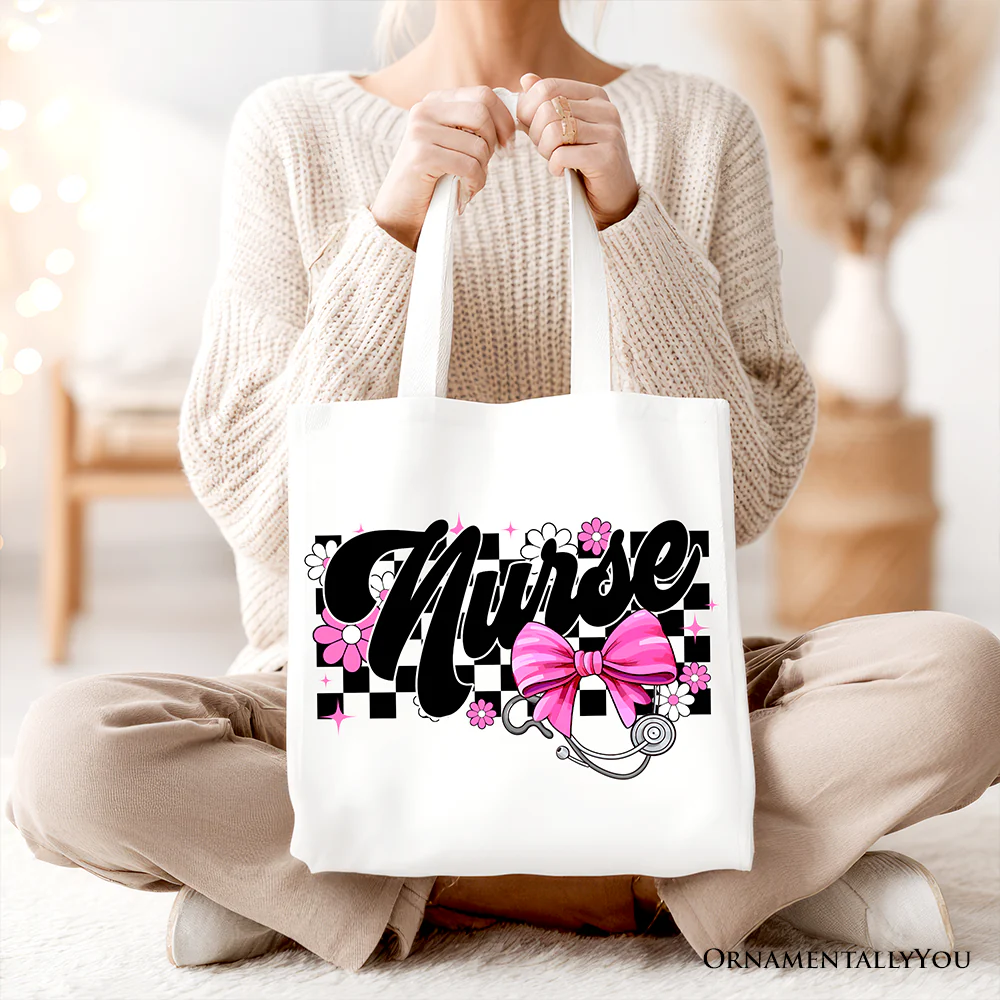 Nurse Canvas Tote Bag - Image 2