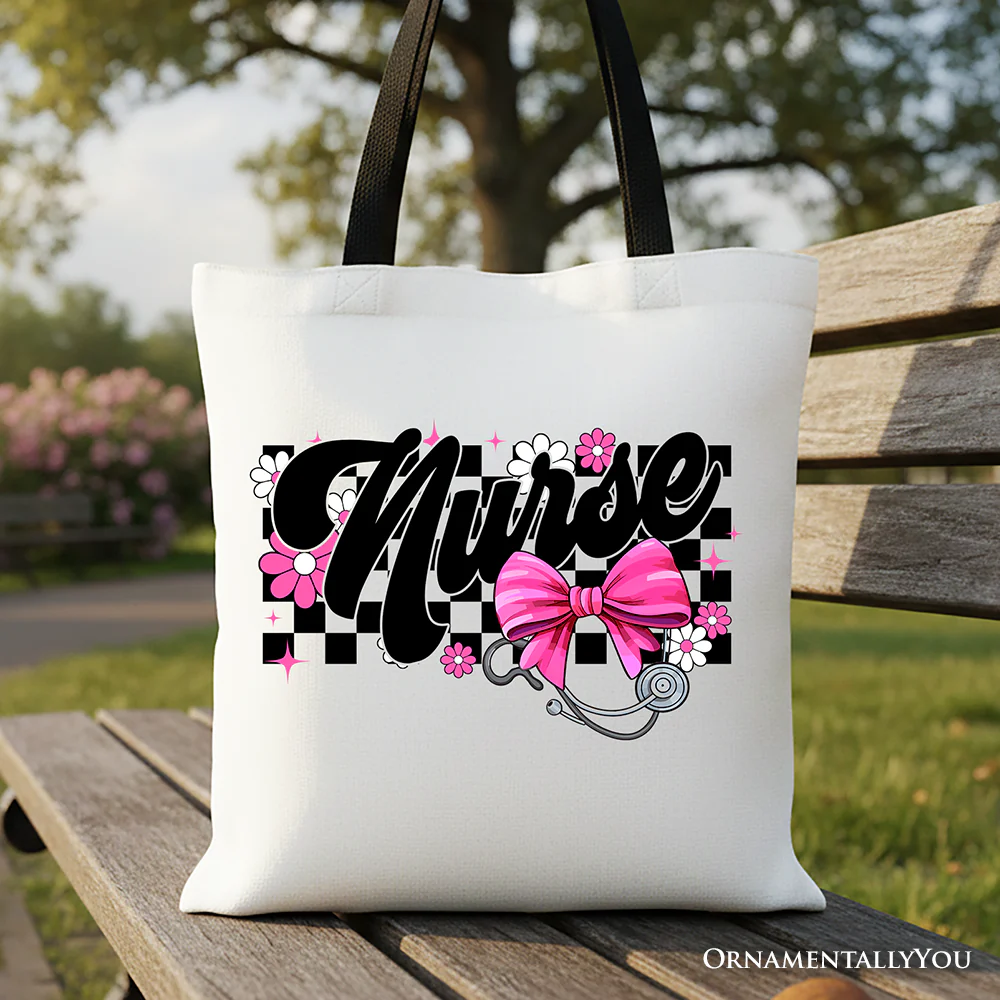 Nurse Canvas Tote Bag - Image 3