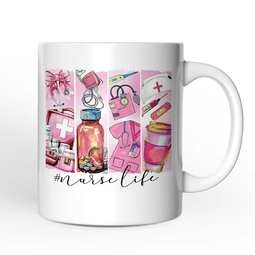 Nurse Life Ceramic Mug - Image 2