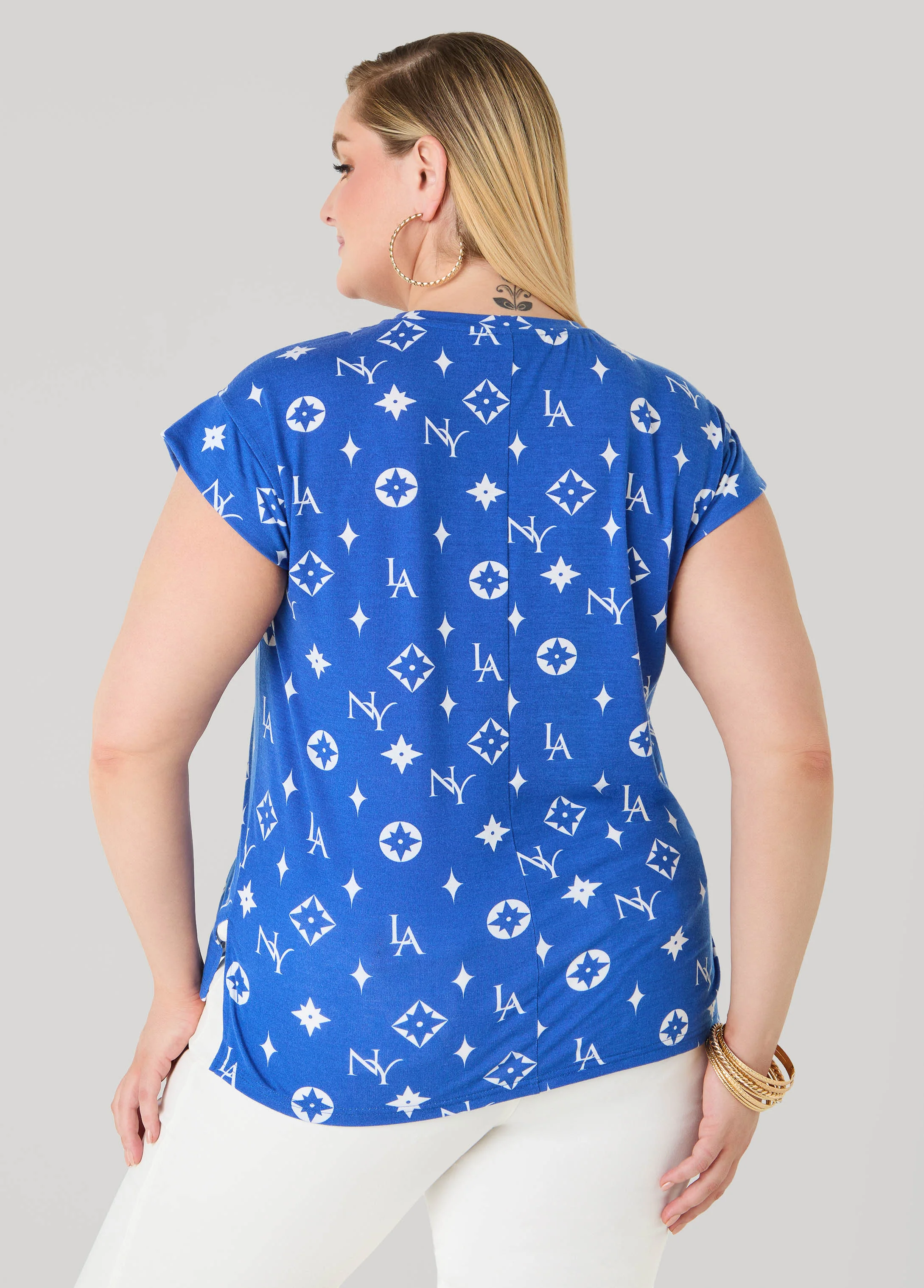 NY To LA Printed Tee - Image 2