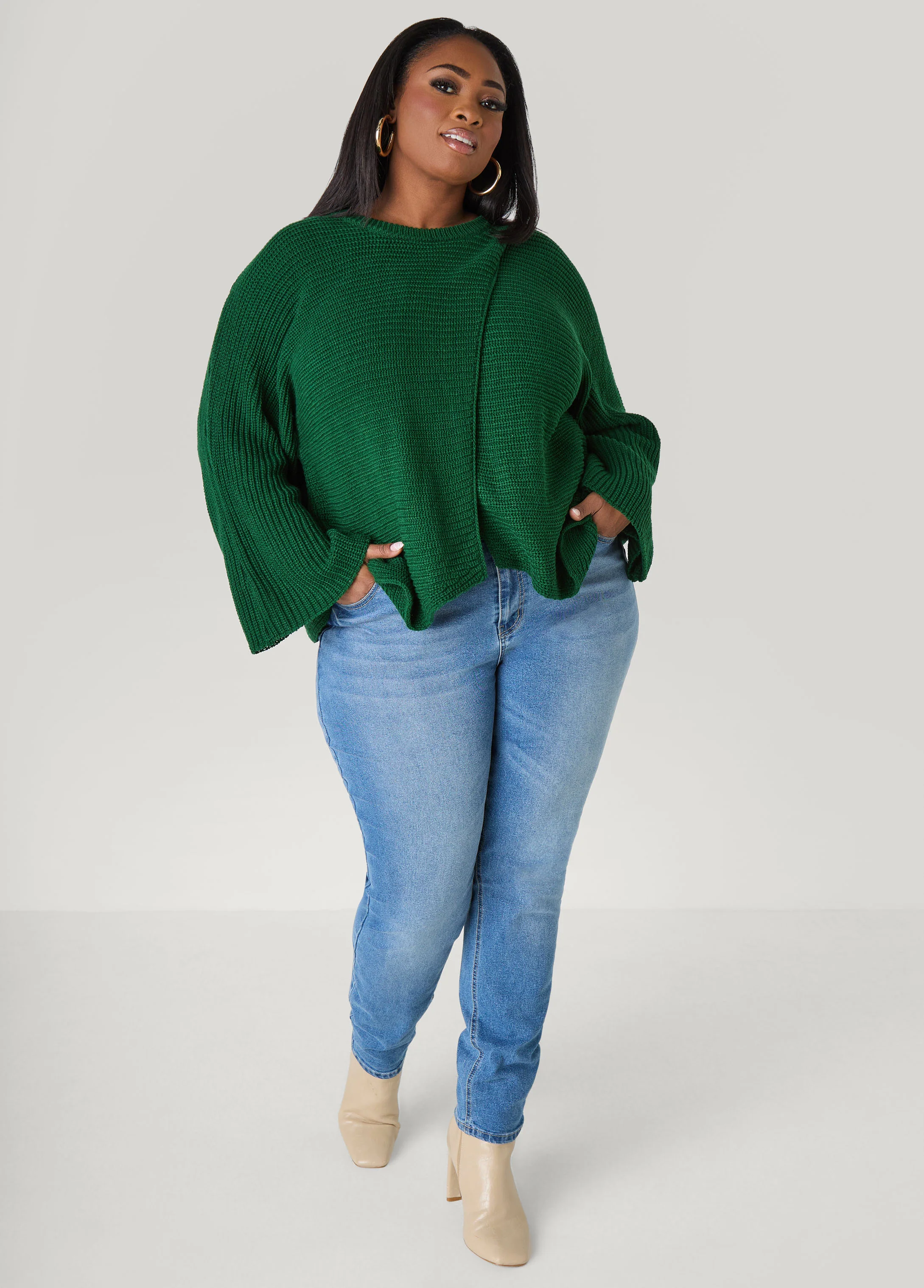 Crisscross Ribbed Sweater - Image 12