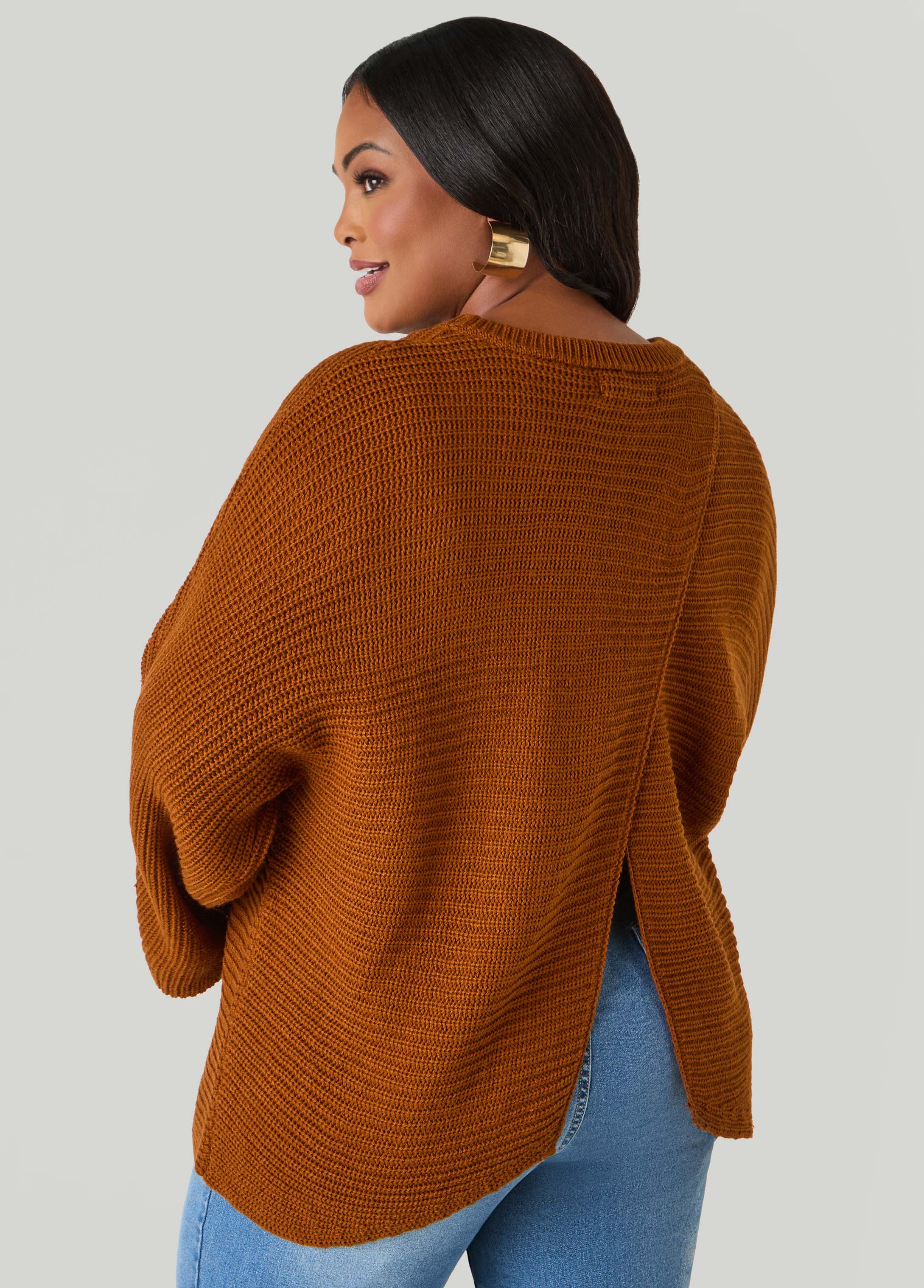 Crisscross Ribbed Sweater - Image 6