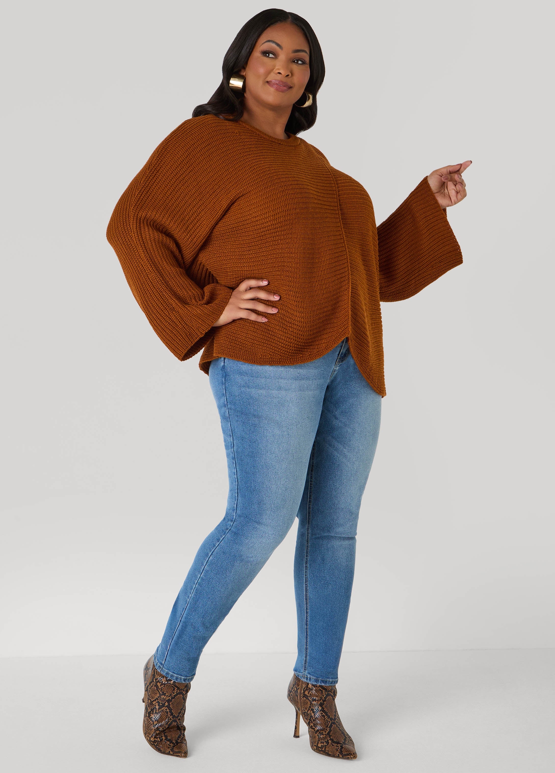 Crisscross Ribbed Sweater - Image 7