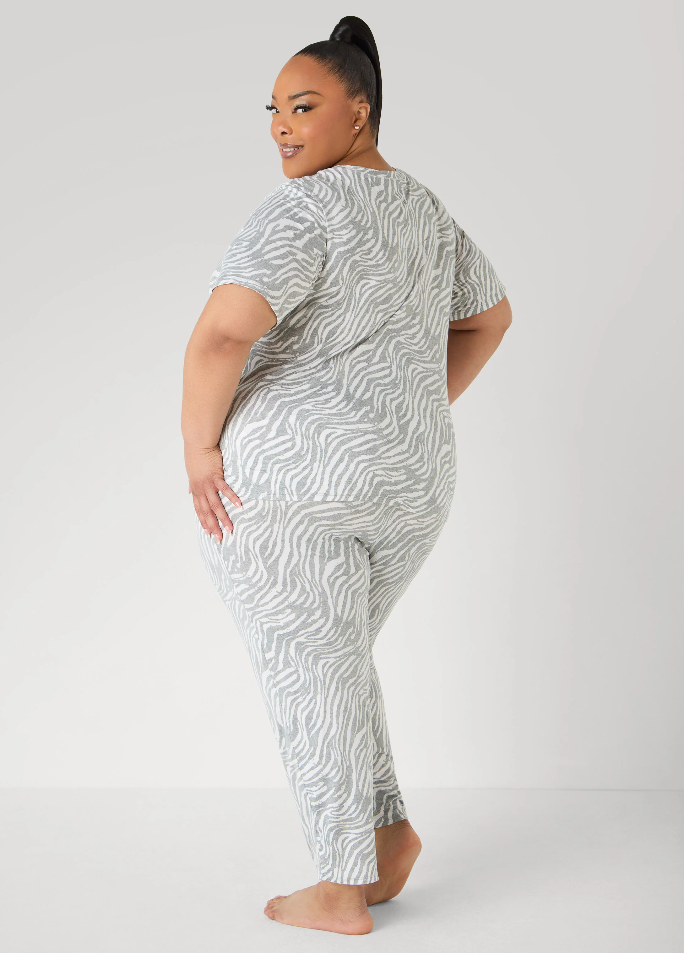 Anne Klein Zebra PJs Set - Image 2