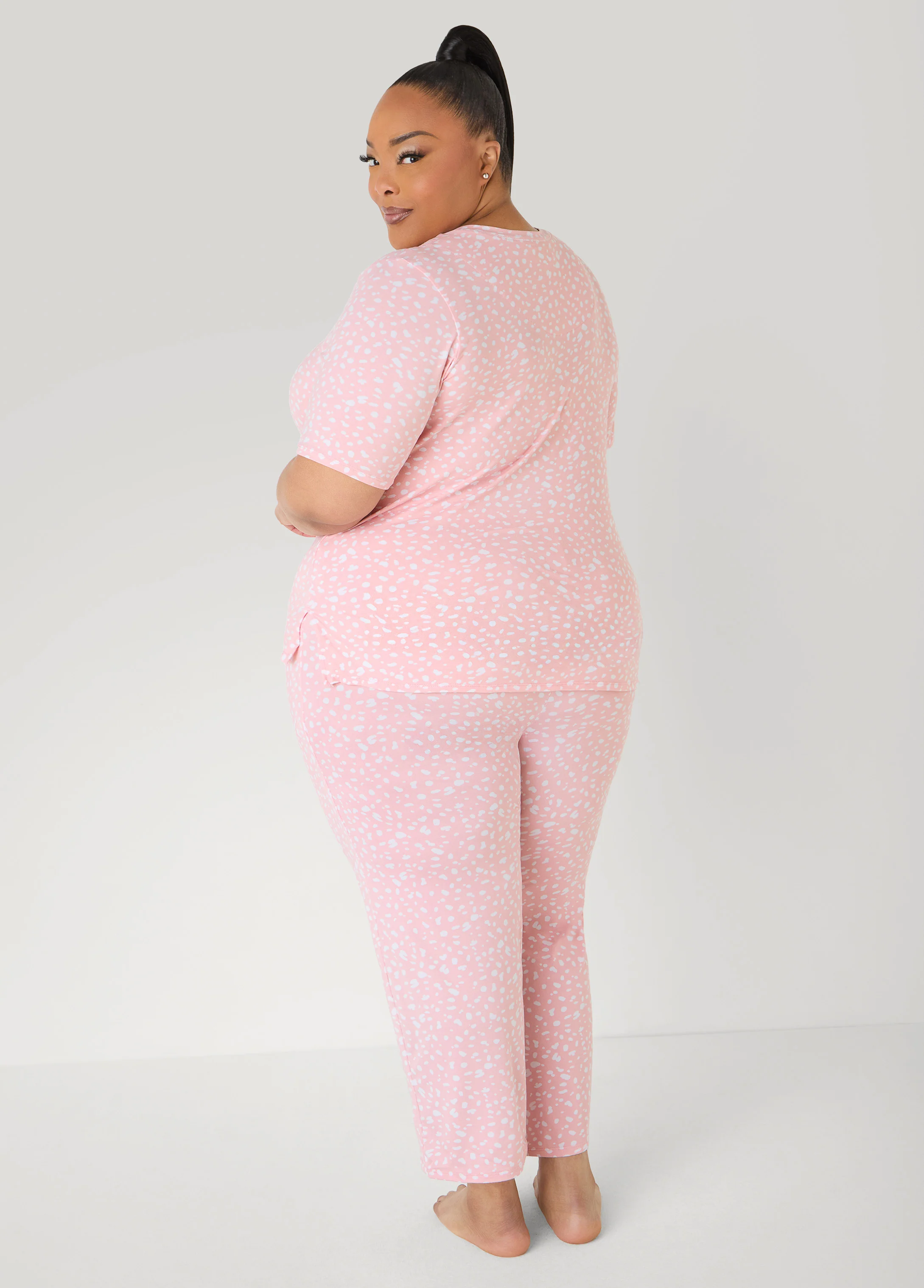Anne Klein Dotted PJs Set - Image 2