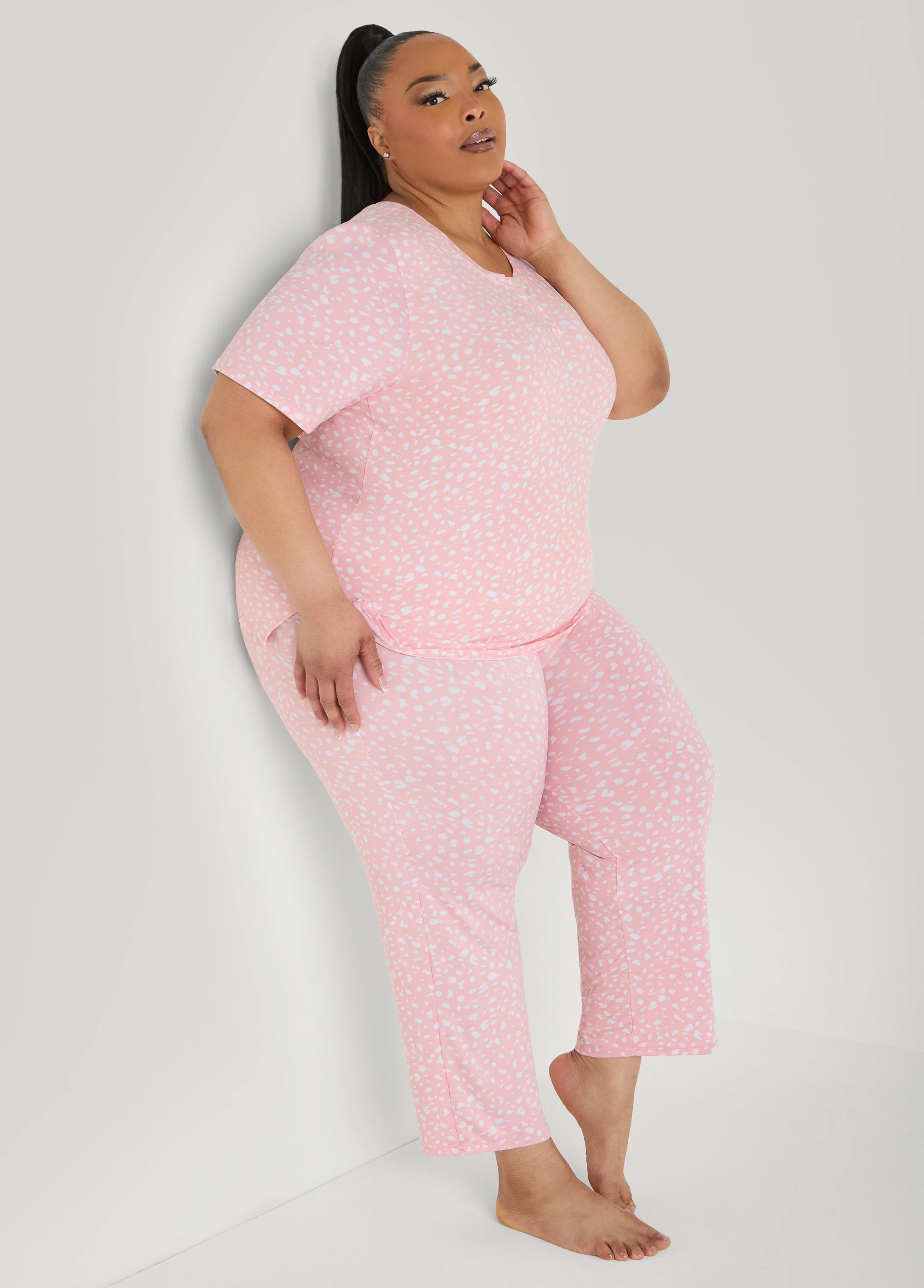Anne Klein Dotted PJs Set - Image 3