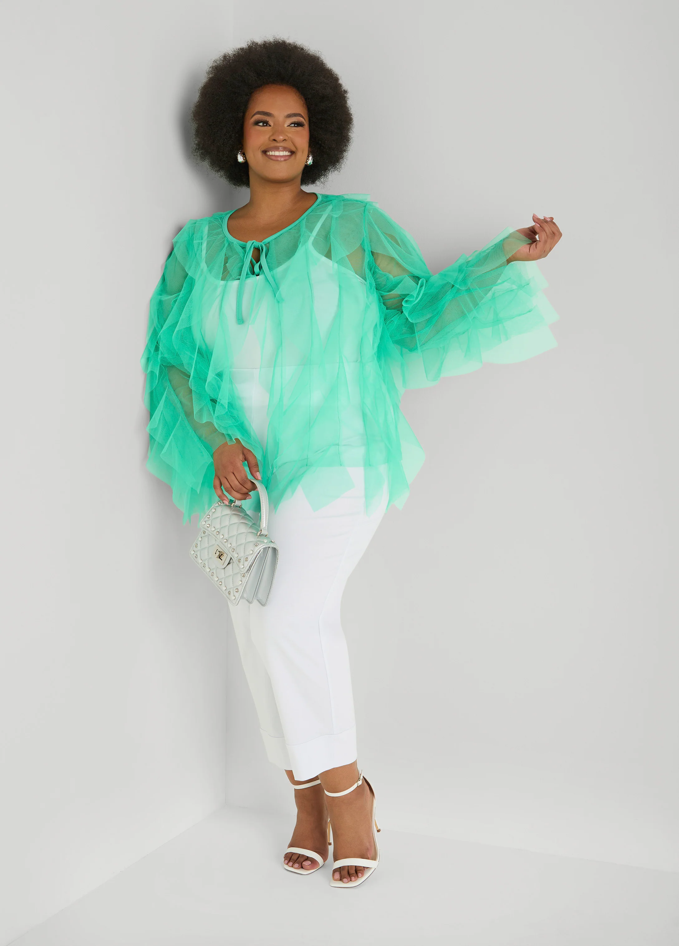 Ruffled Tulle Jacket - Image 3