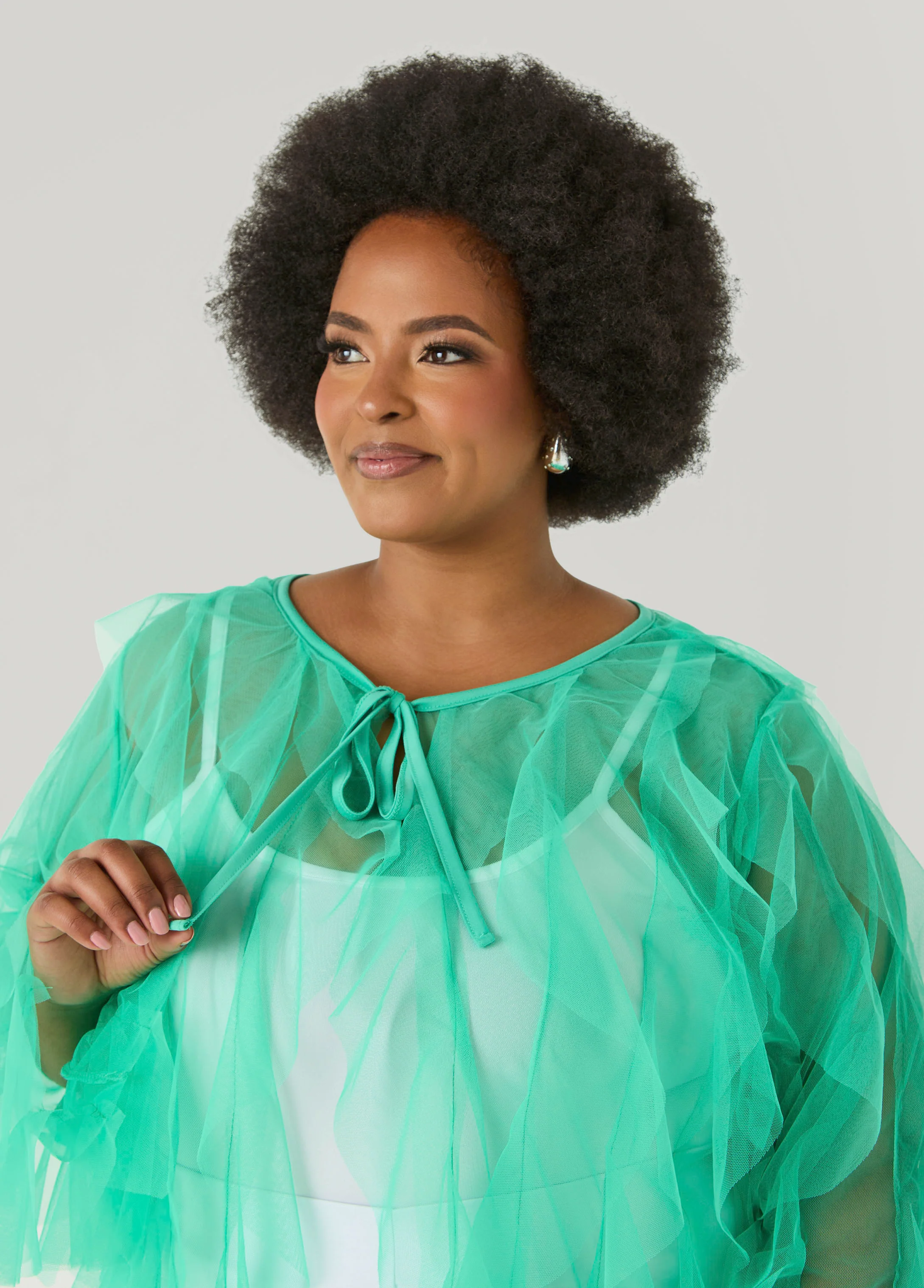 Ruffled Tulle Jacket - Image 4