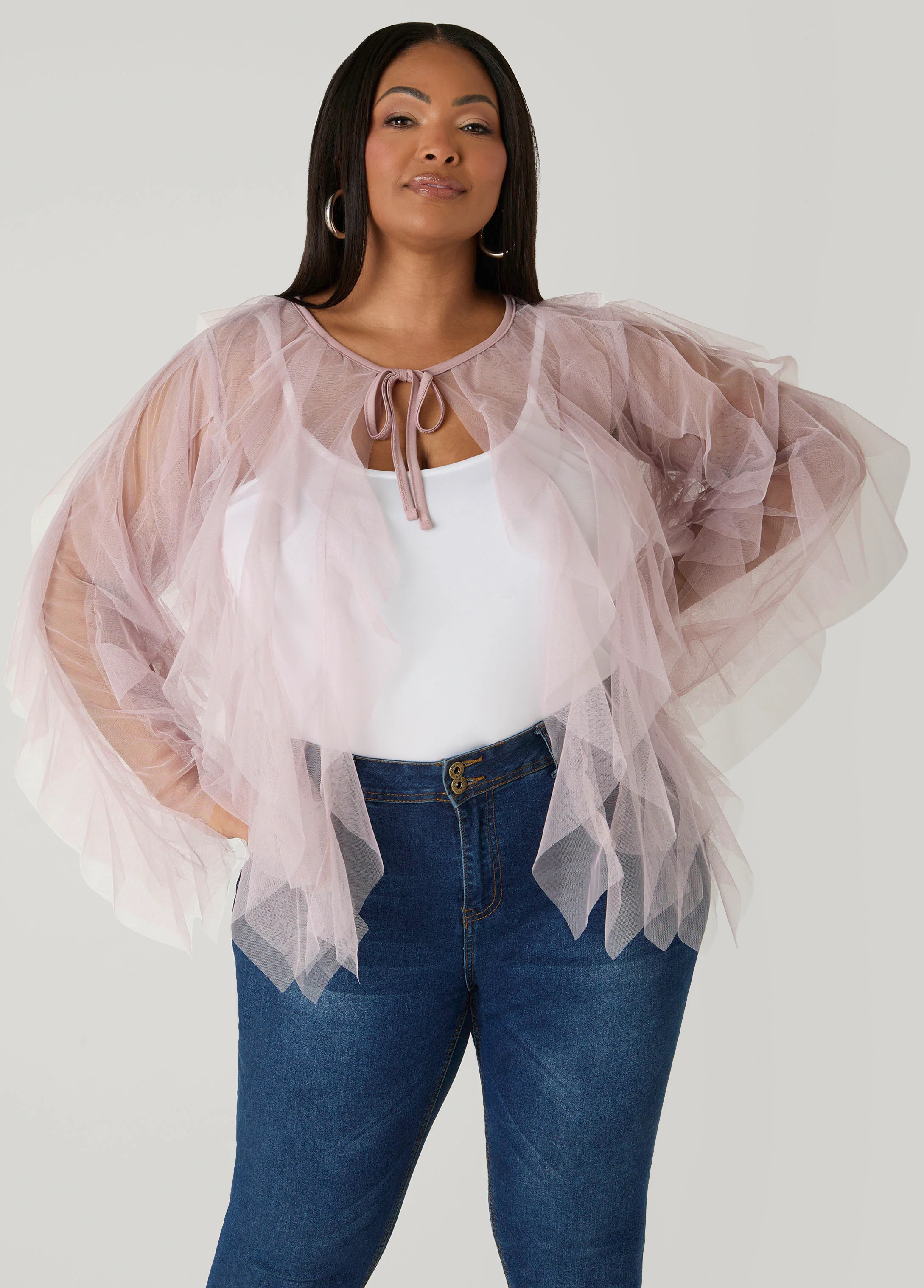 Ruffled Tulle Jacket - Image 5