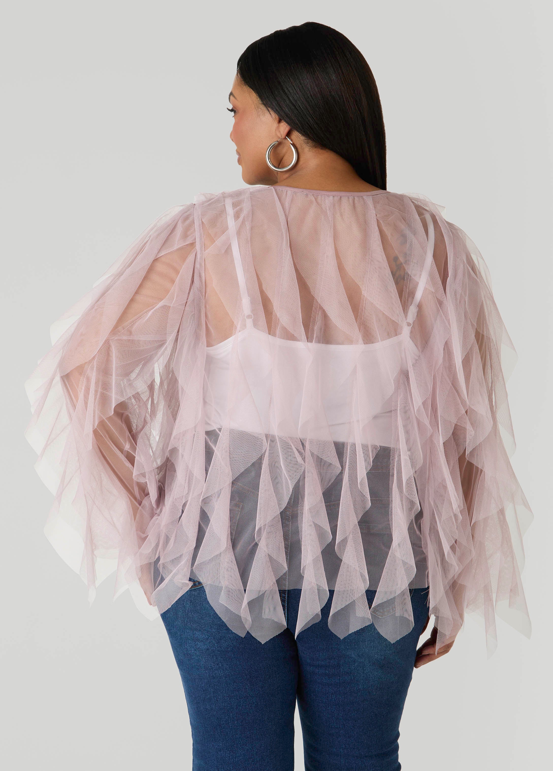 Ruffled Tulle Jacket - Image 6