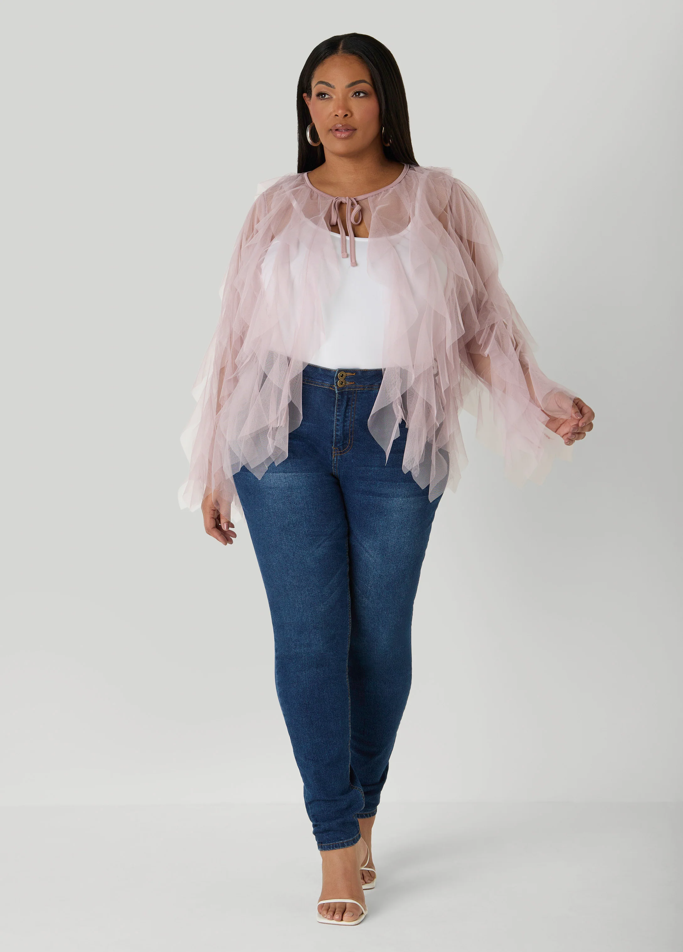 Ruffled Tulle Jacket - Image 7