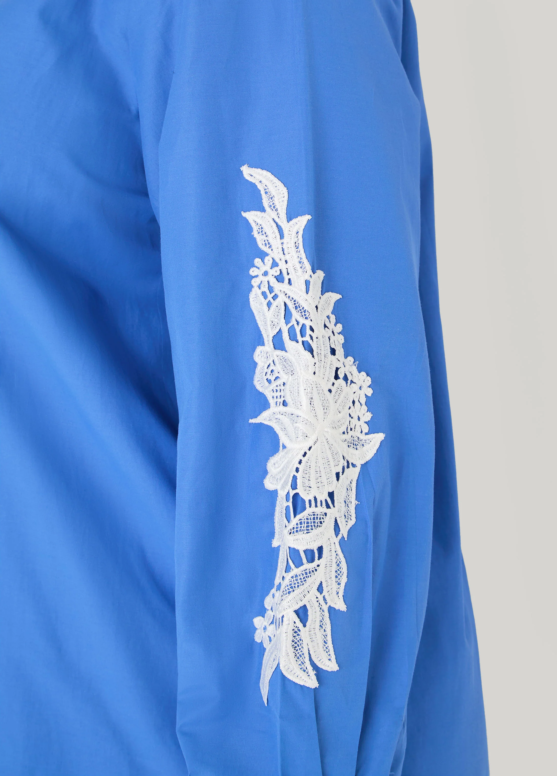 Applique Cotton Blend Shirt - Image 5