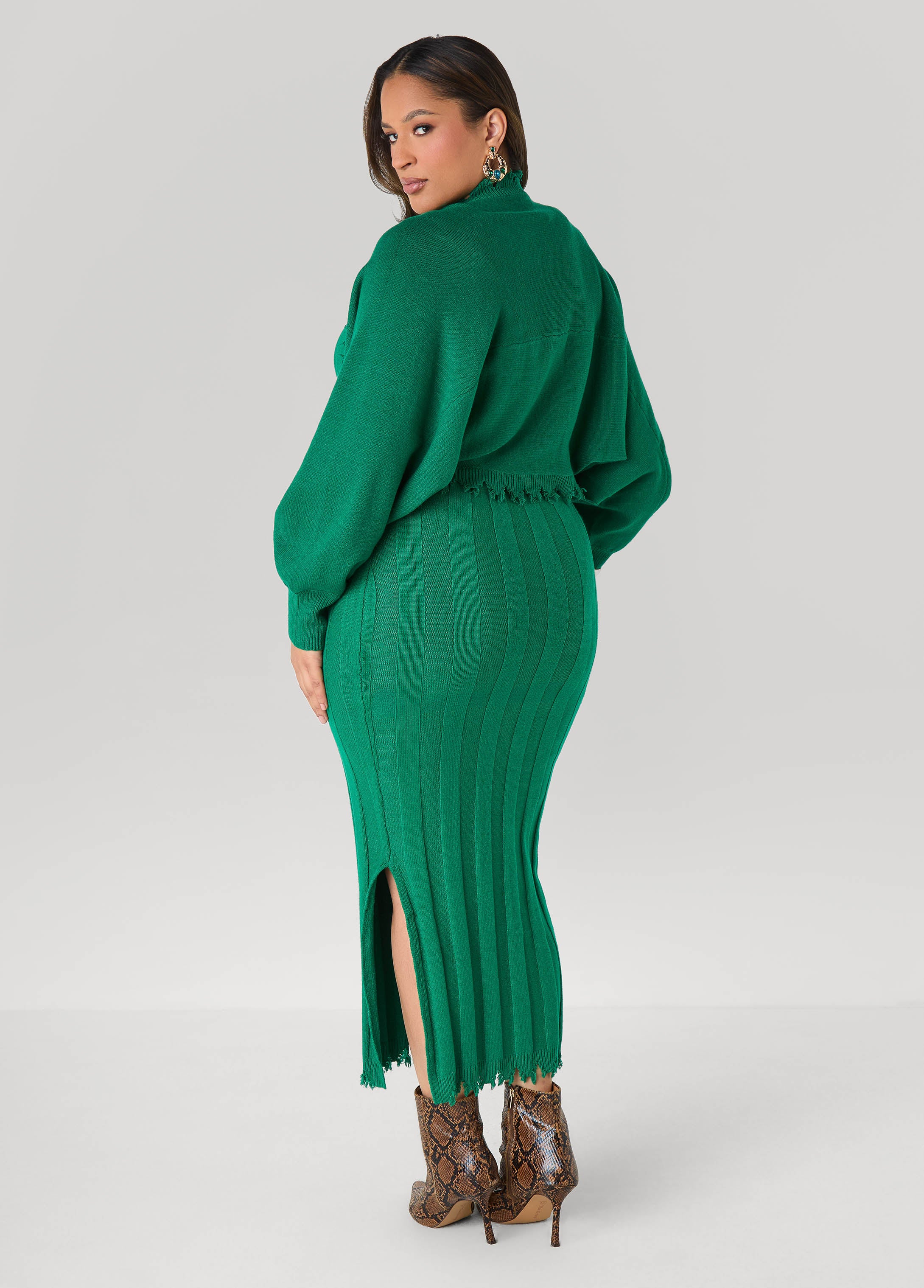 Frayed Knitted Bolero - Image 2
