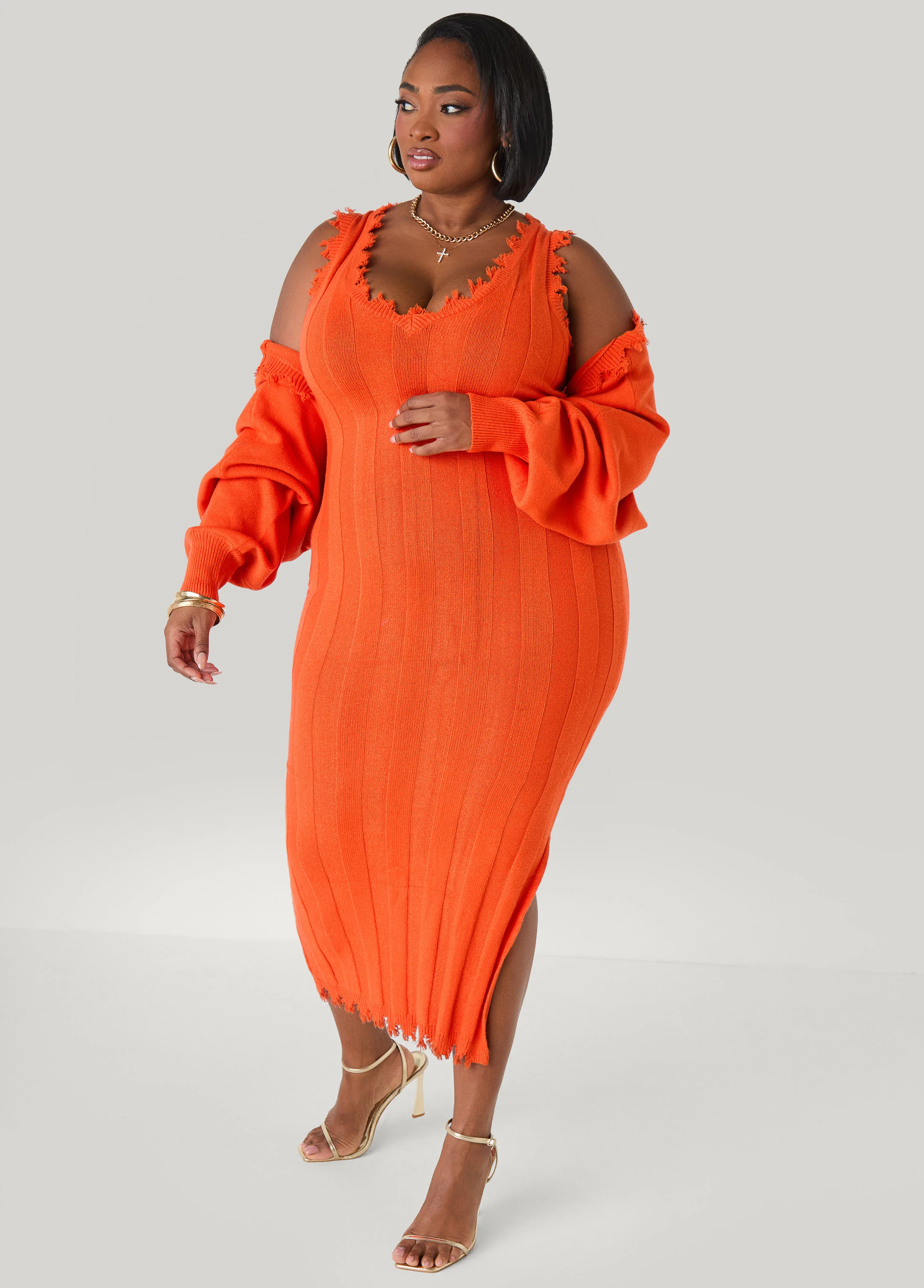 Frayed Knitted Bolero - Image 8