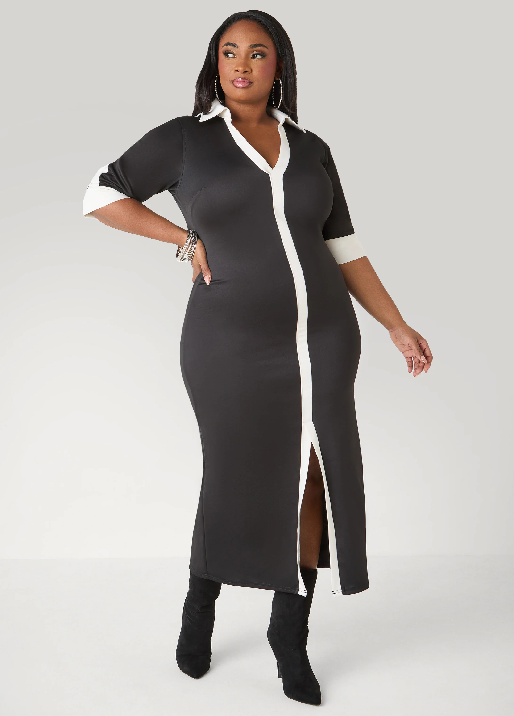 Front Split Maxi Dress - Image 3