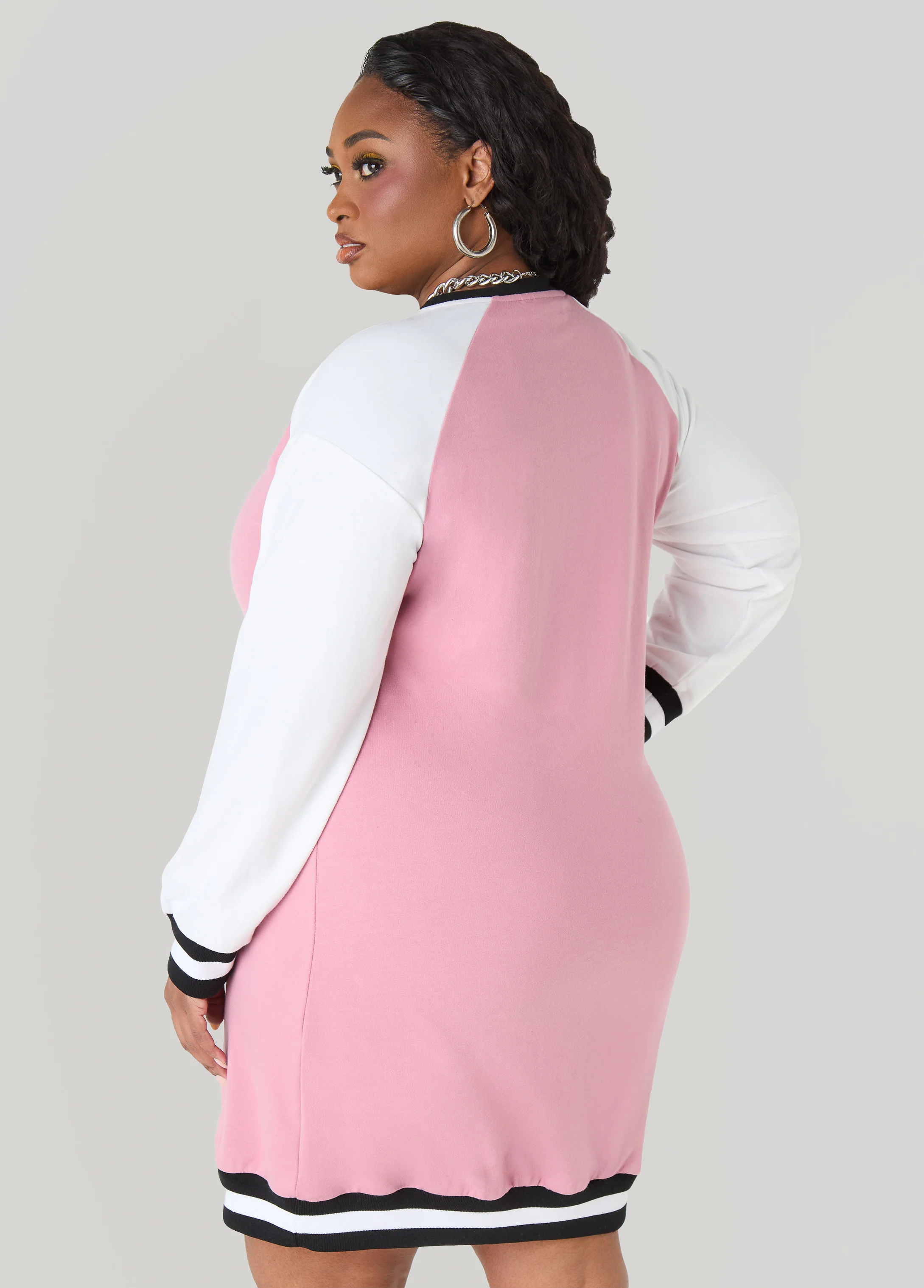 French Terry Raglan Sneaker Dress - Image 2