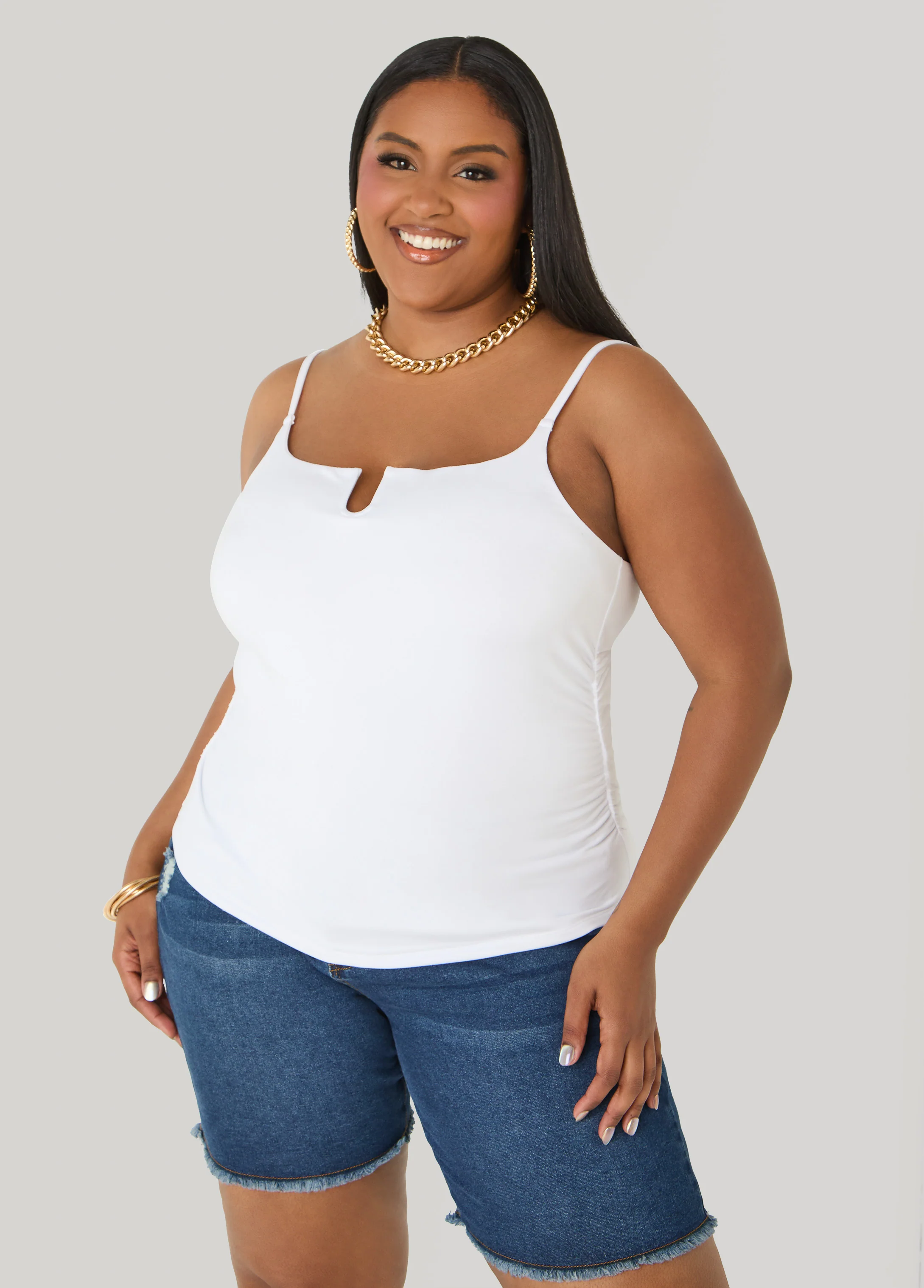 Ruched U Ring Cami - Image 5