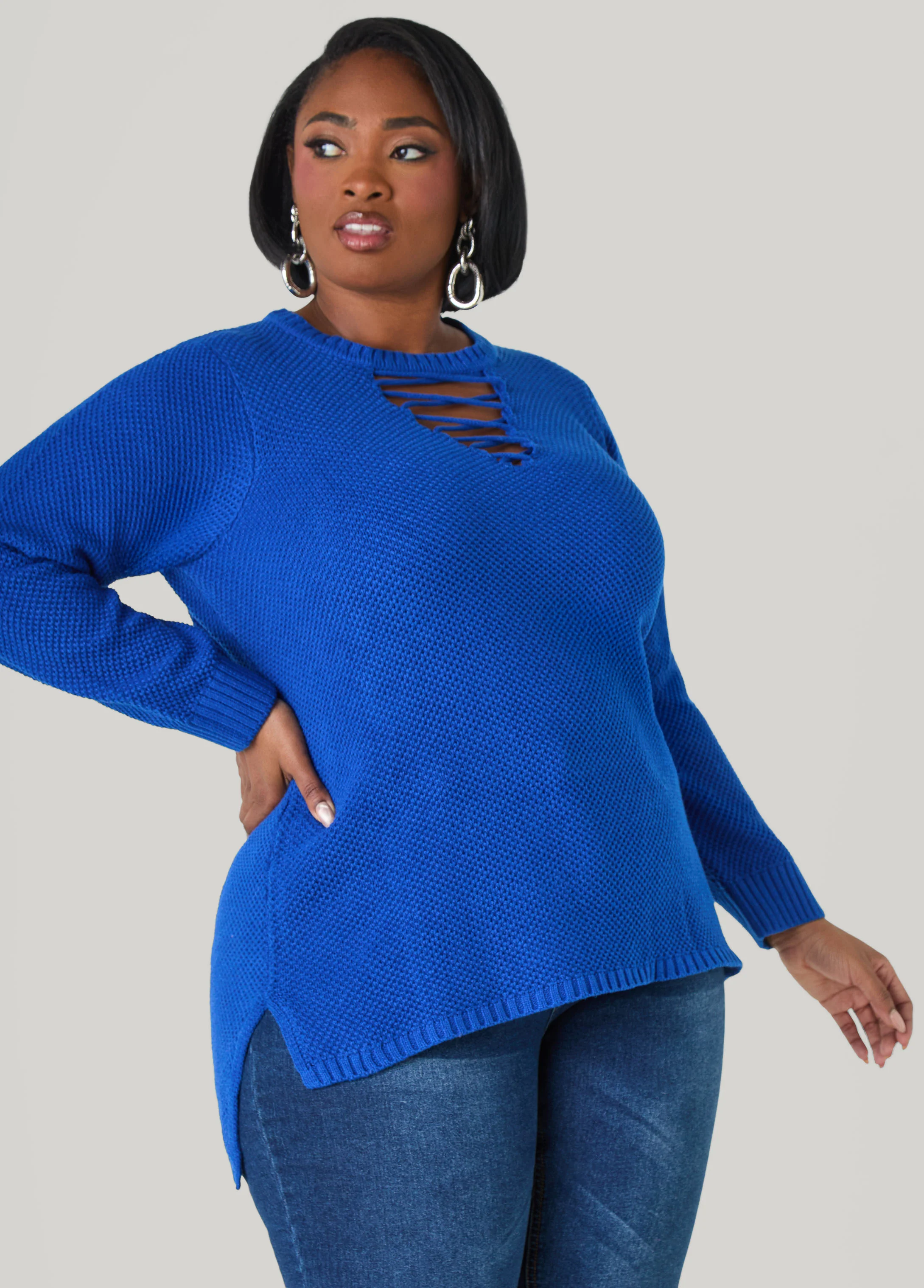 Lace Up Sweater - Image 5