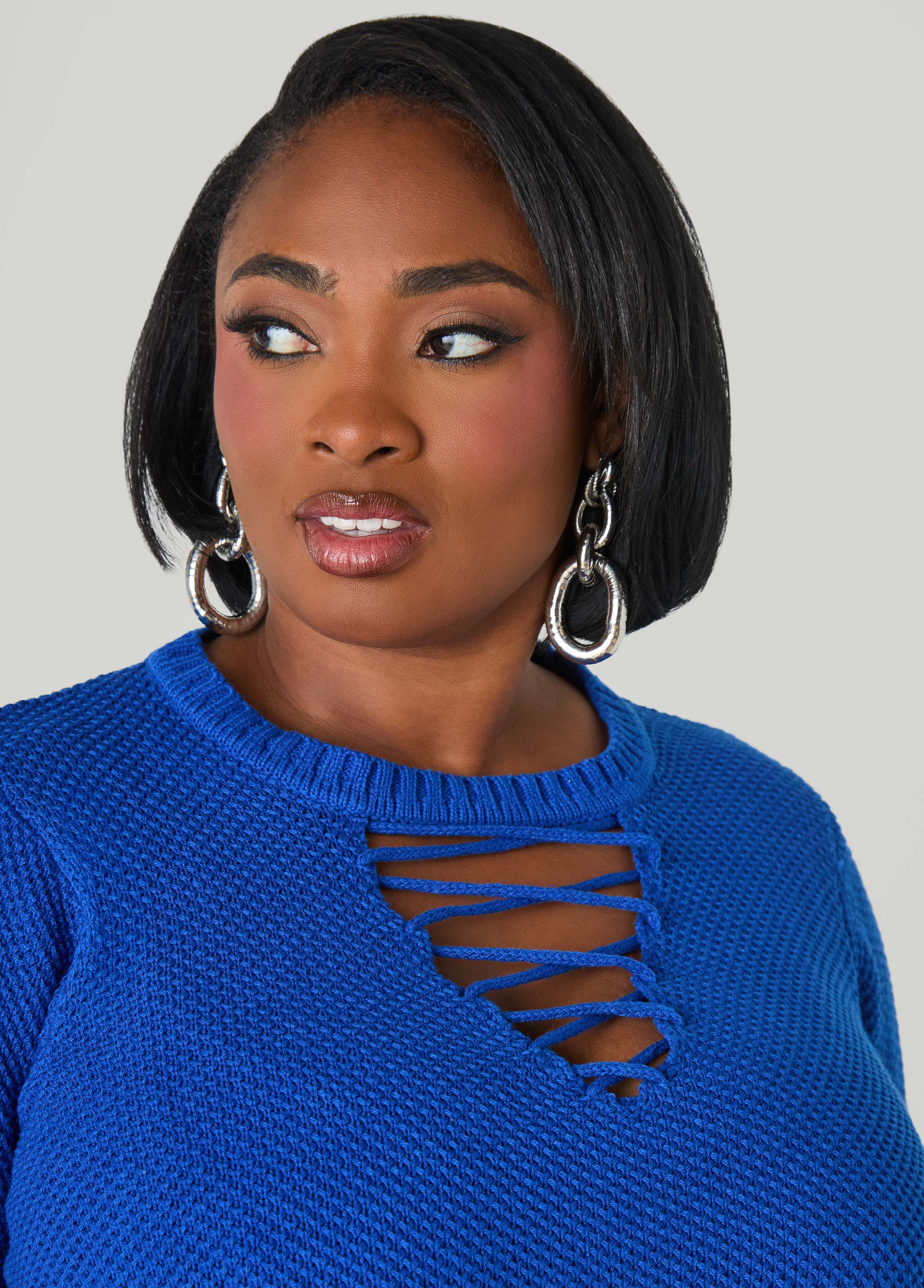 Lace Up Sweater - Image 7