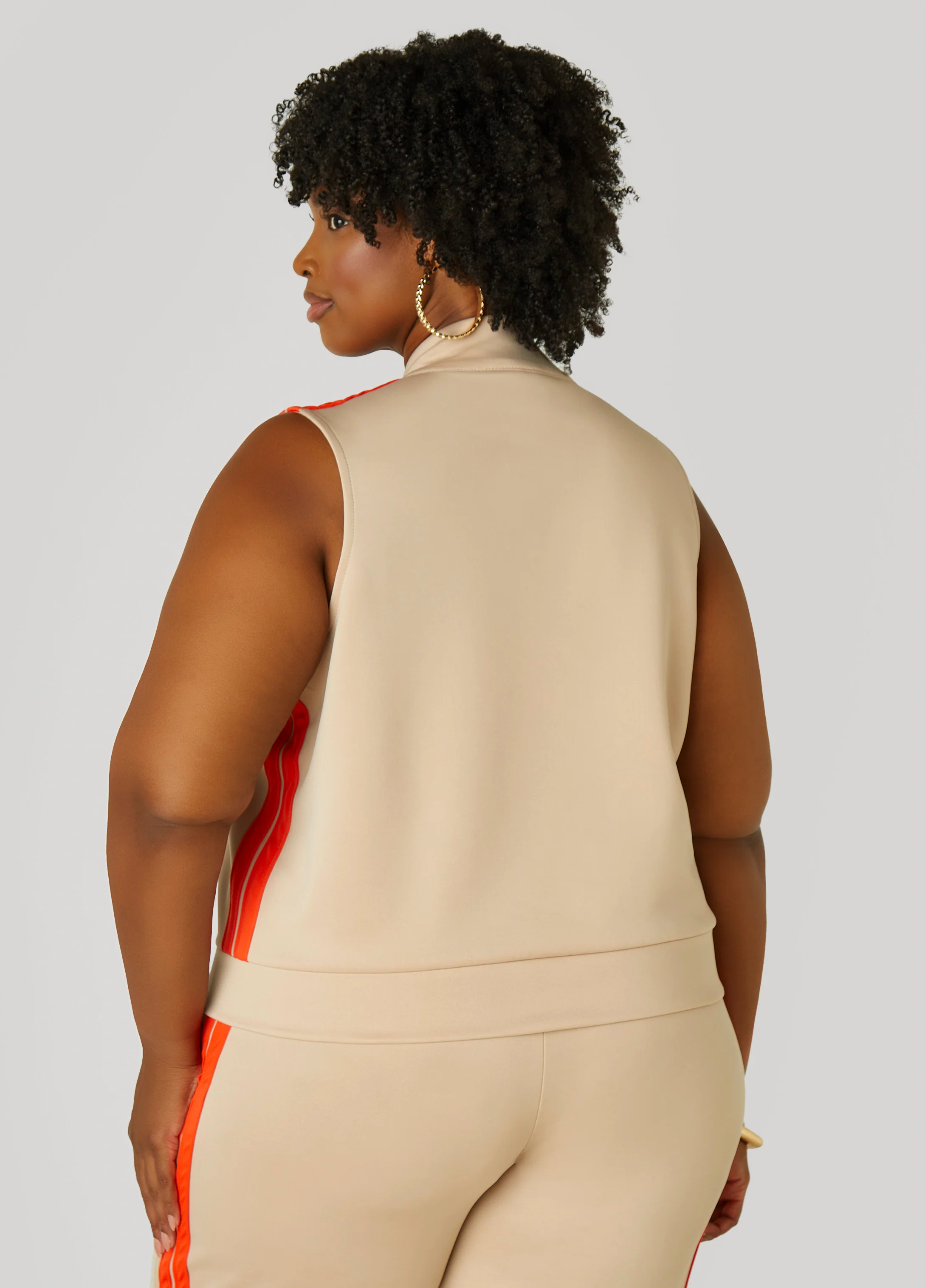 Stripe Trimmed Track Vest - Image 2