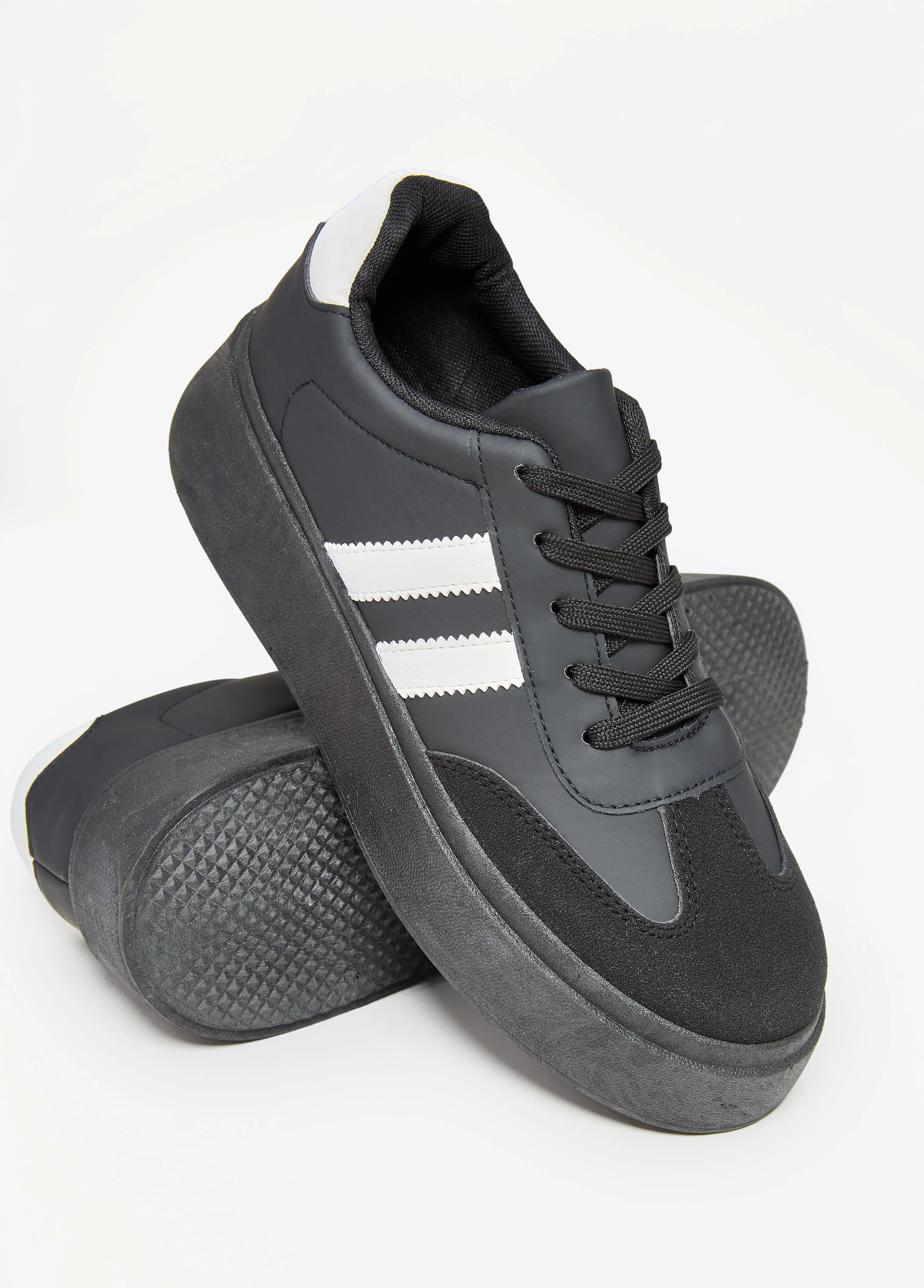 Striped Low Top Sneakers - Image 6