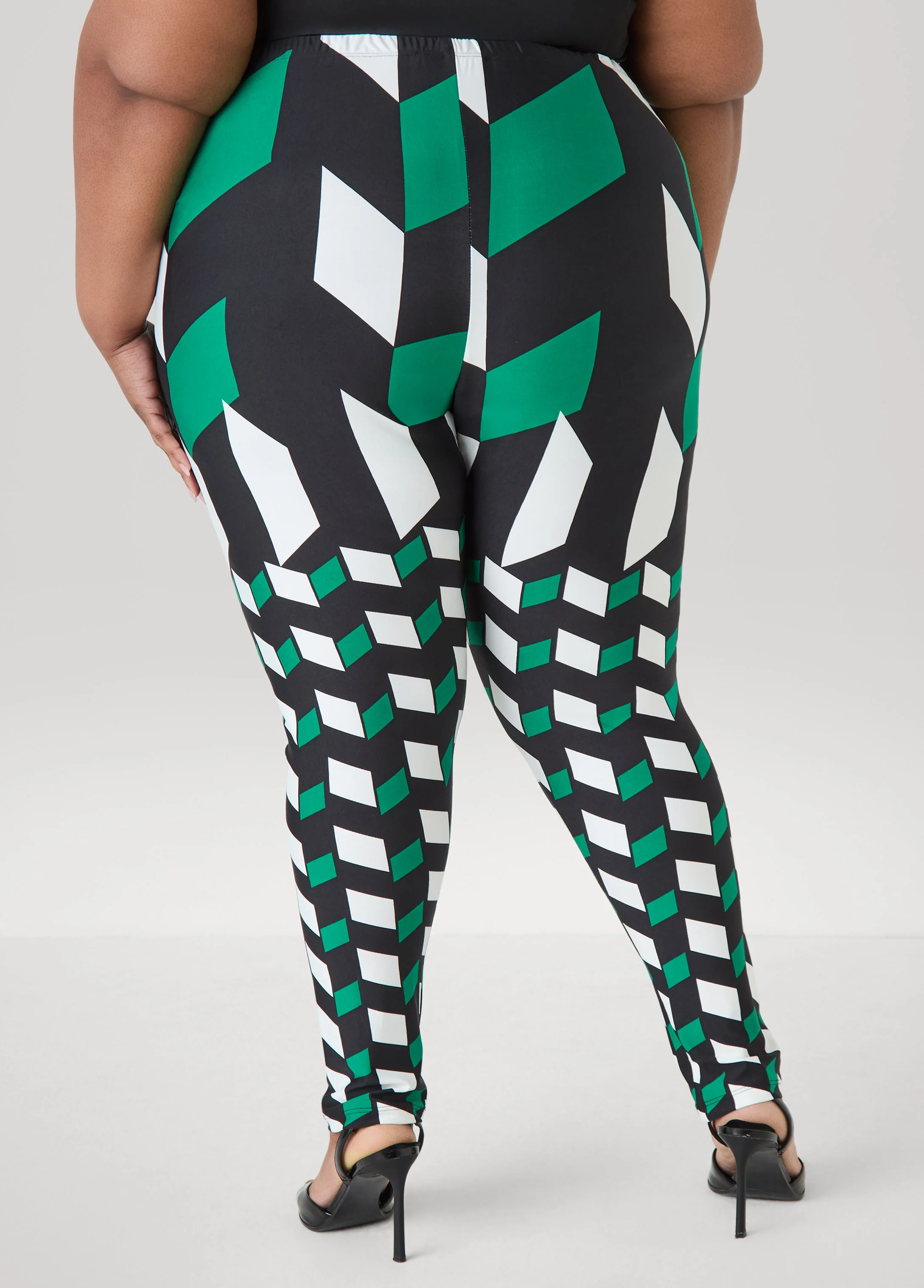 Geo Print Leggings - Image 2