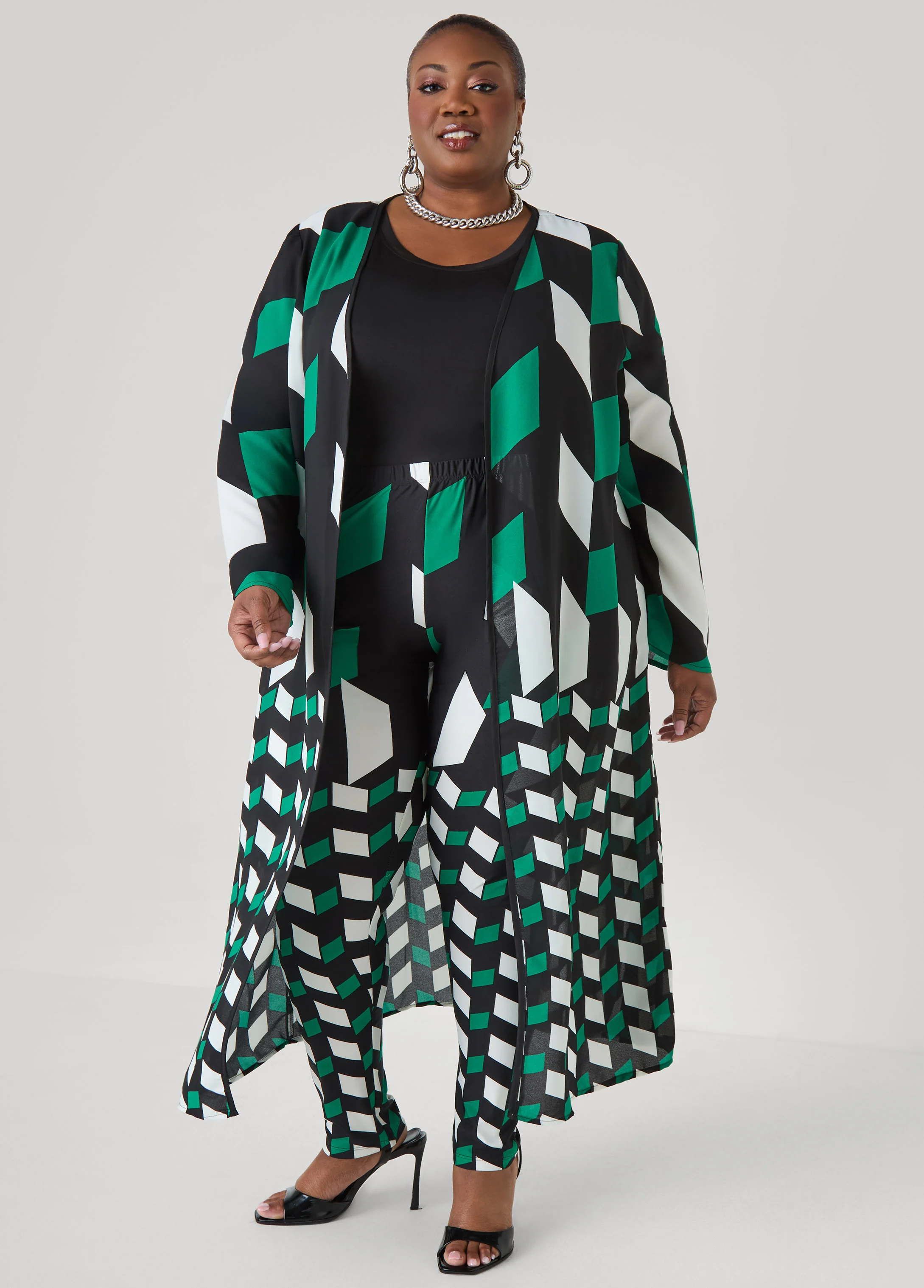 Geo Print Leggings - Image 3