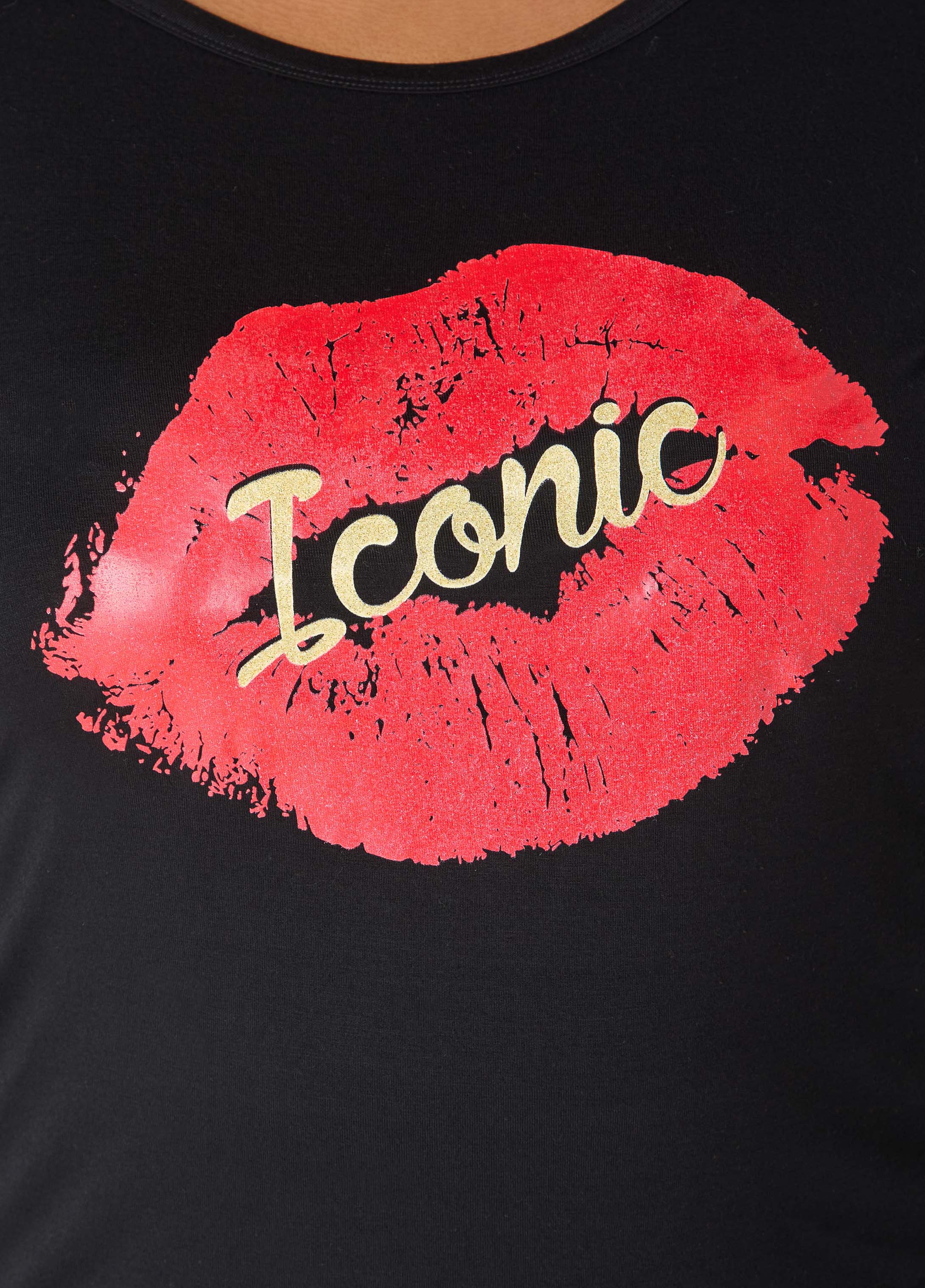 Iconic Glittered Graphic Tee - Image 4