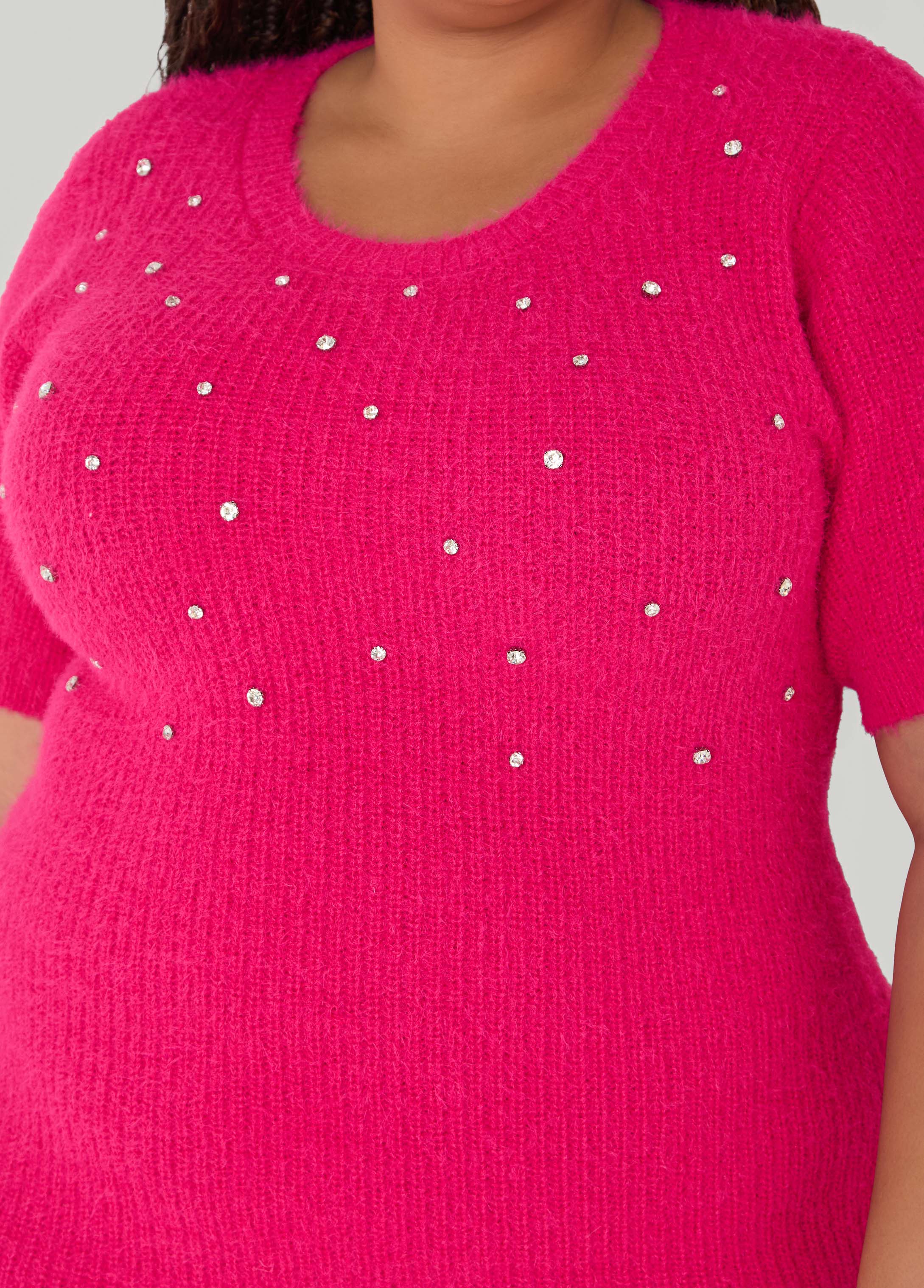 Embellished Sweater Dress - Image 8