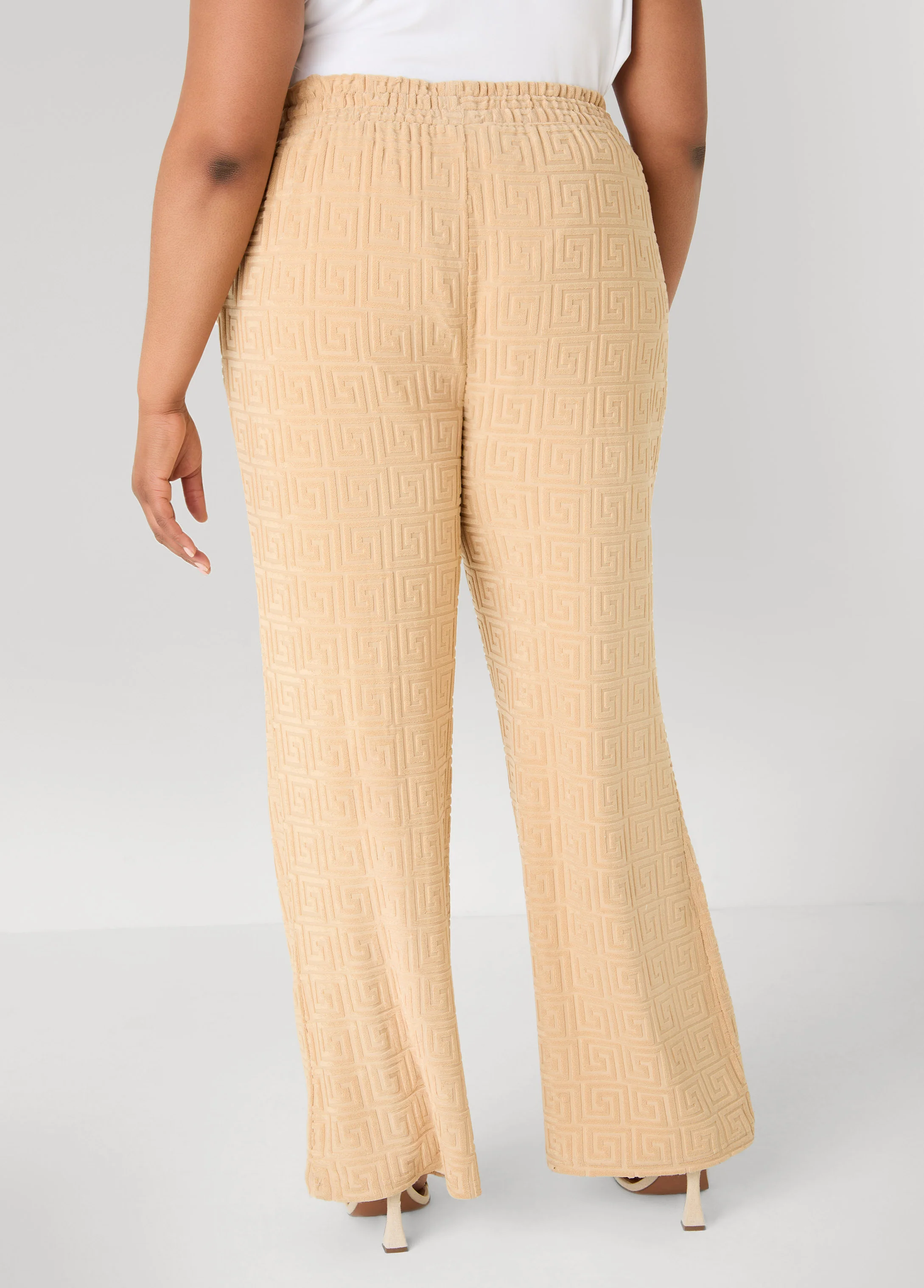 Greek Key Wide Leg Pants - Image 14