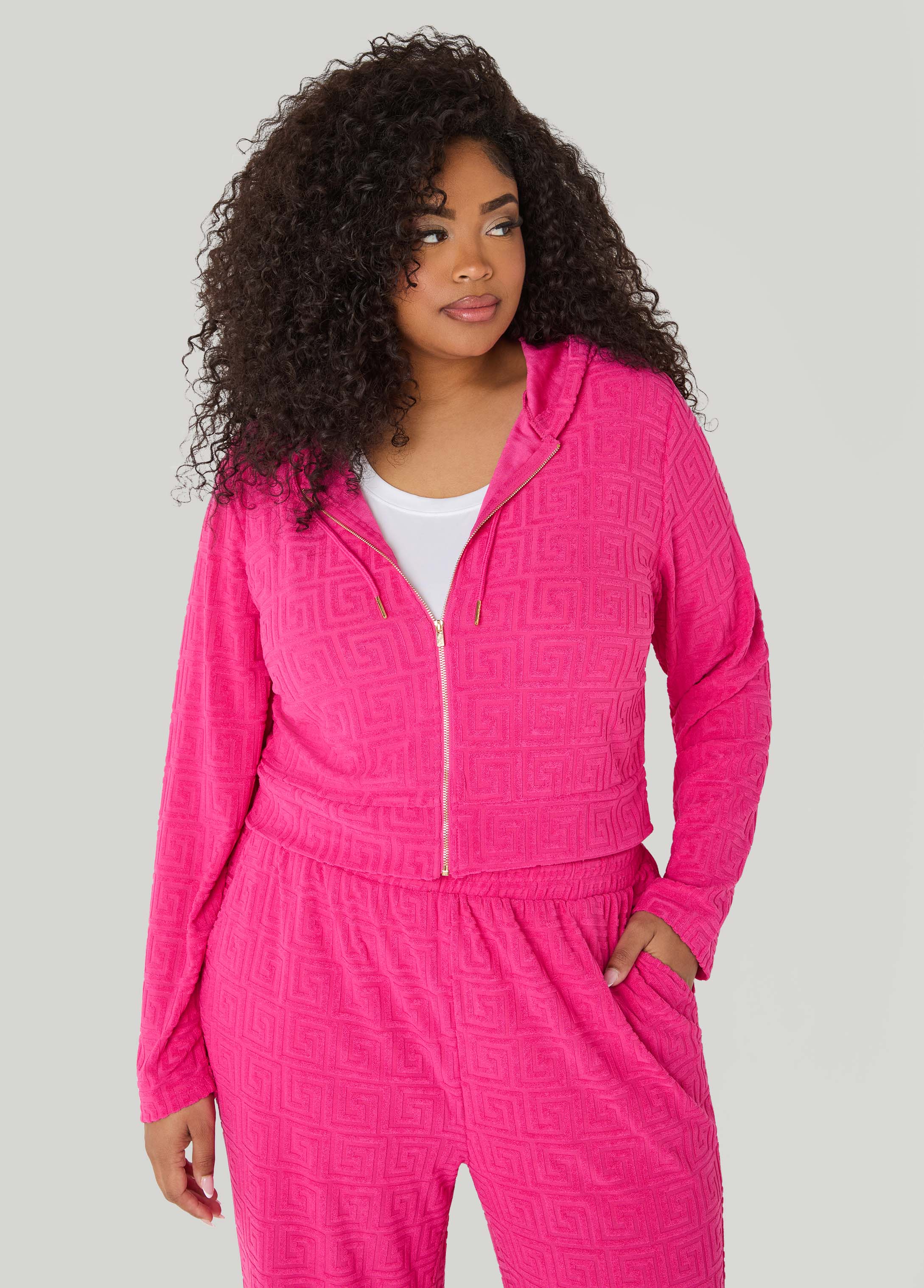 Greek Key Track Jacket - Image 5