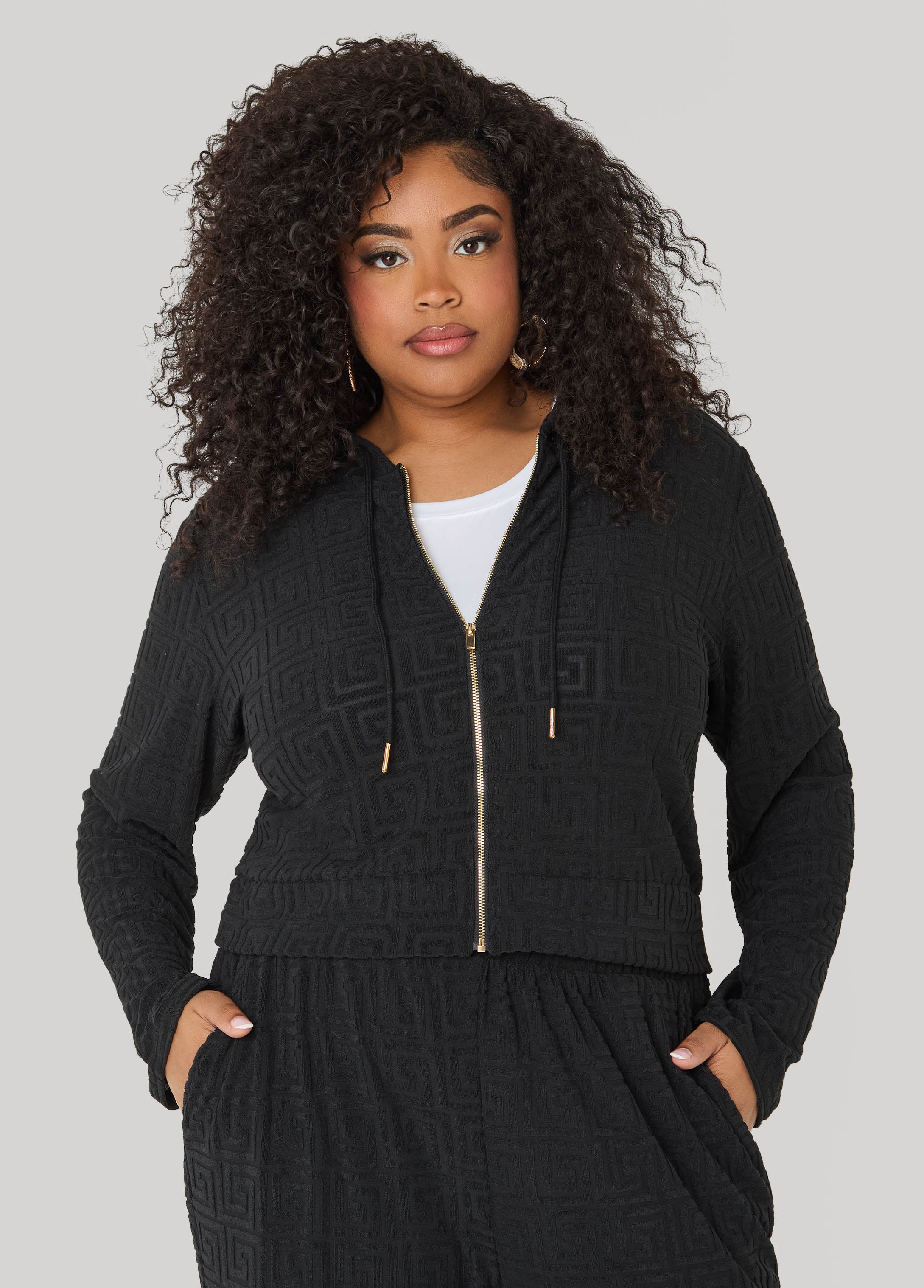 Greek Key Track Jacket - Image 9