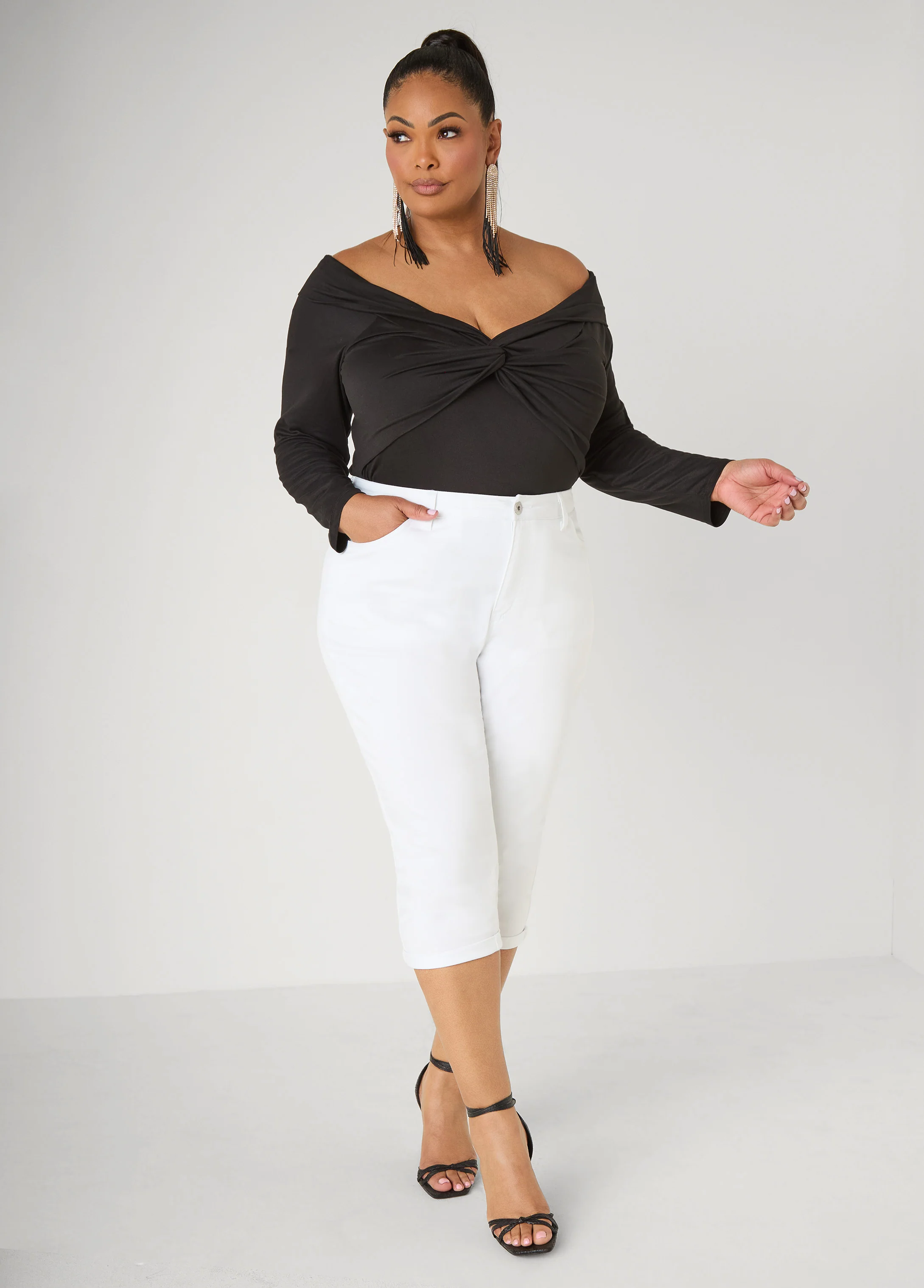 Knotted Long Sleeved Bodysuit - Image 3