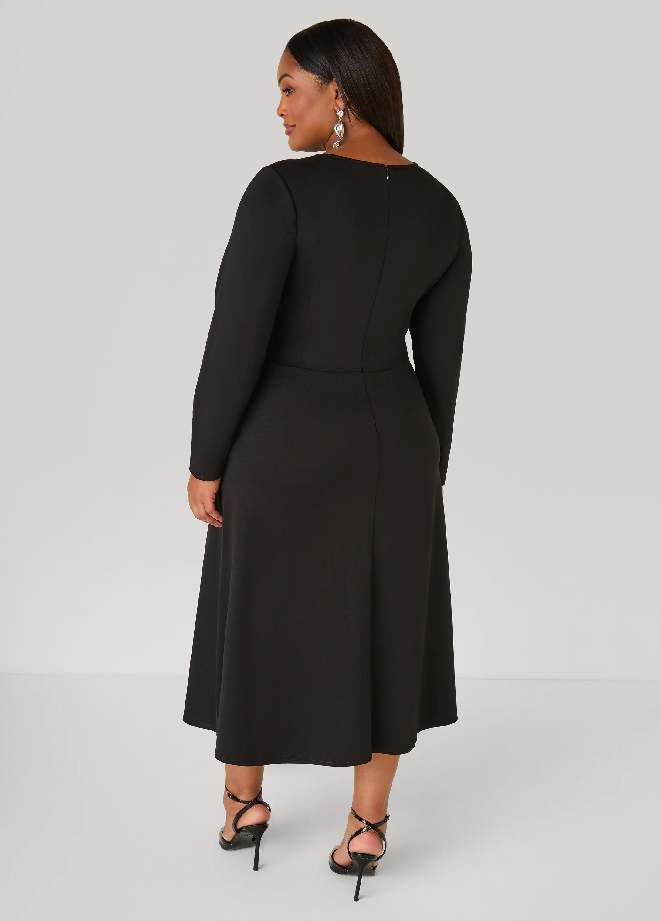 Knotted Midaxi A Line Dress - Image 2