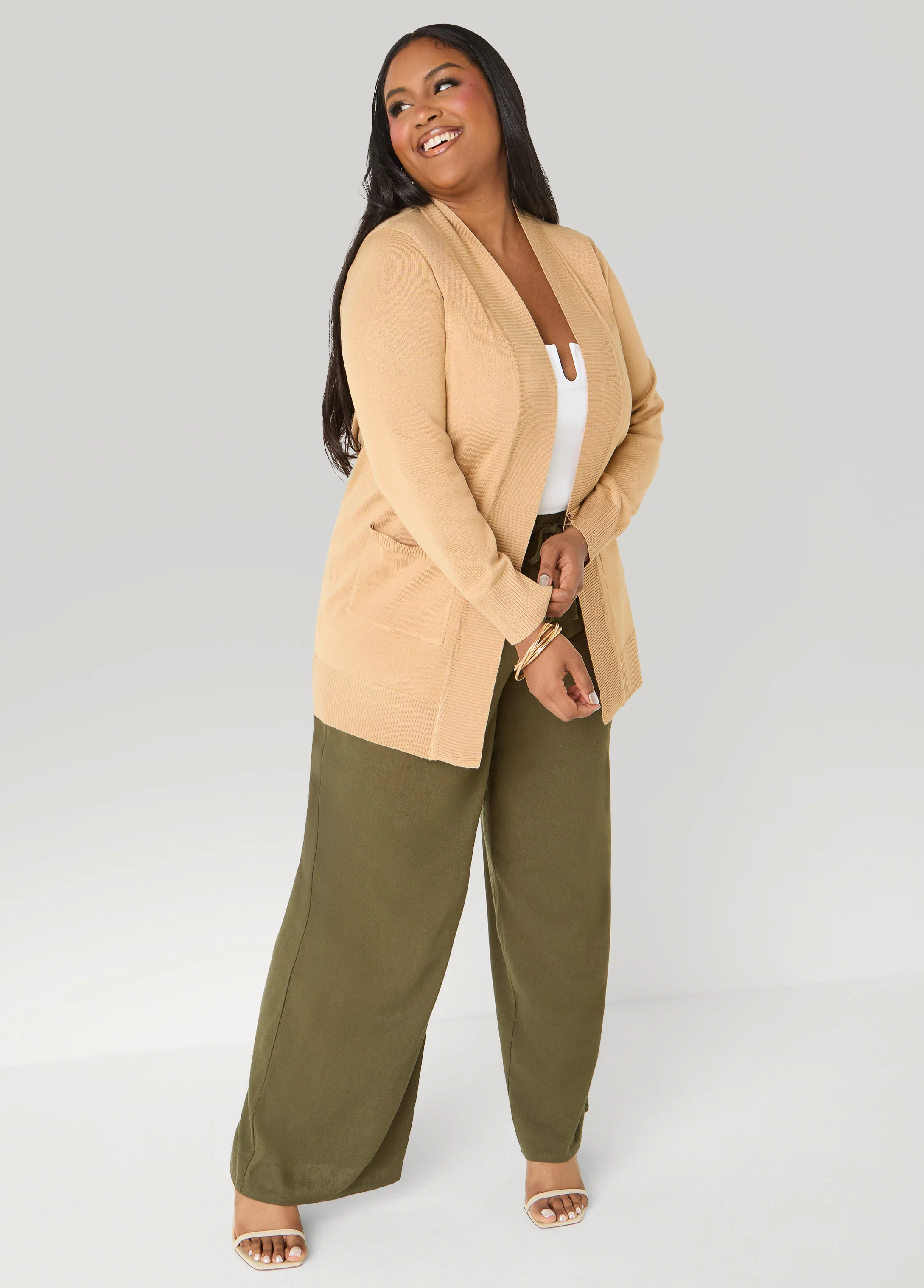 Open Front Cardigan - Image 3