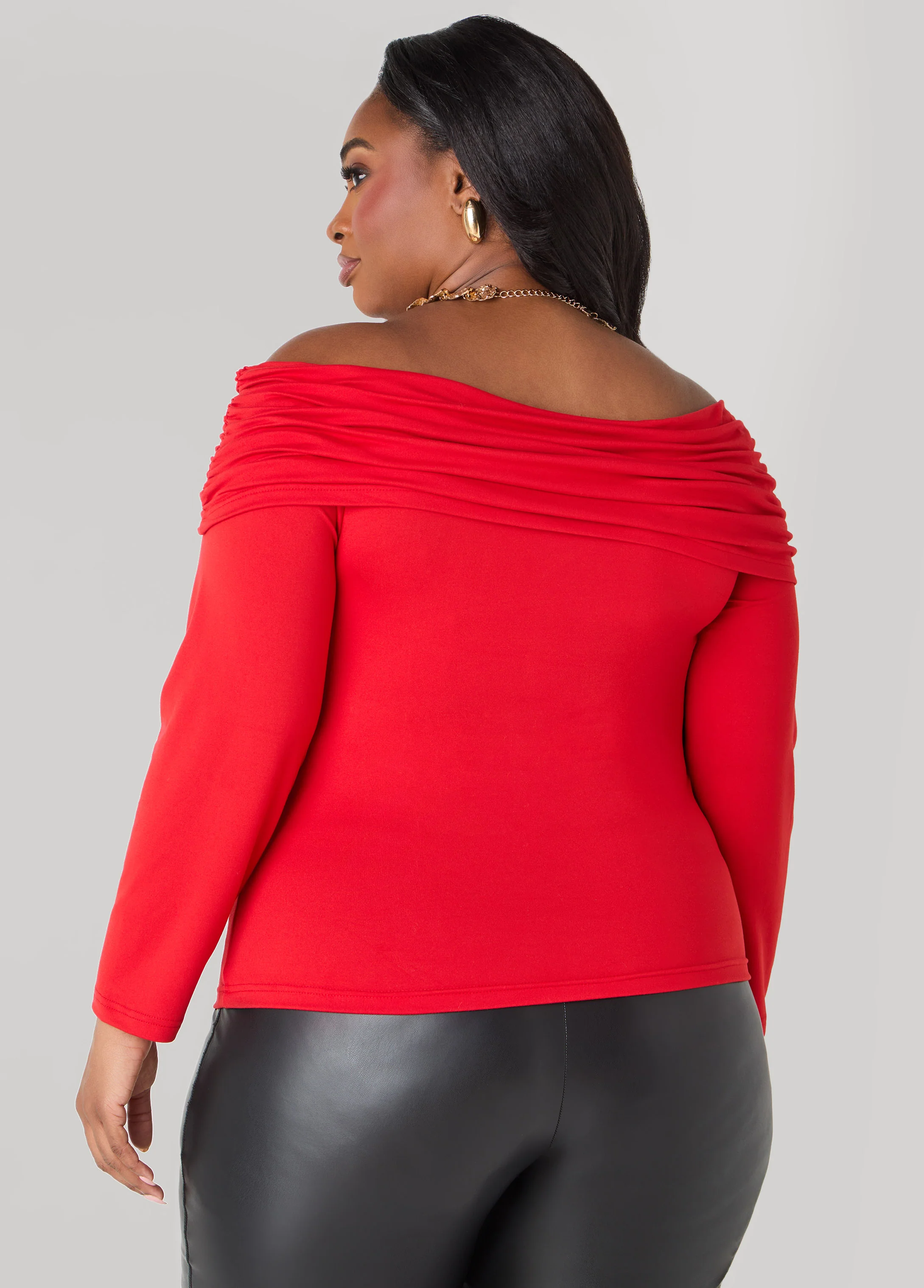 Crisscross Off The Shoulder Top - Image 2