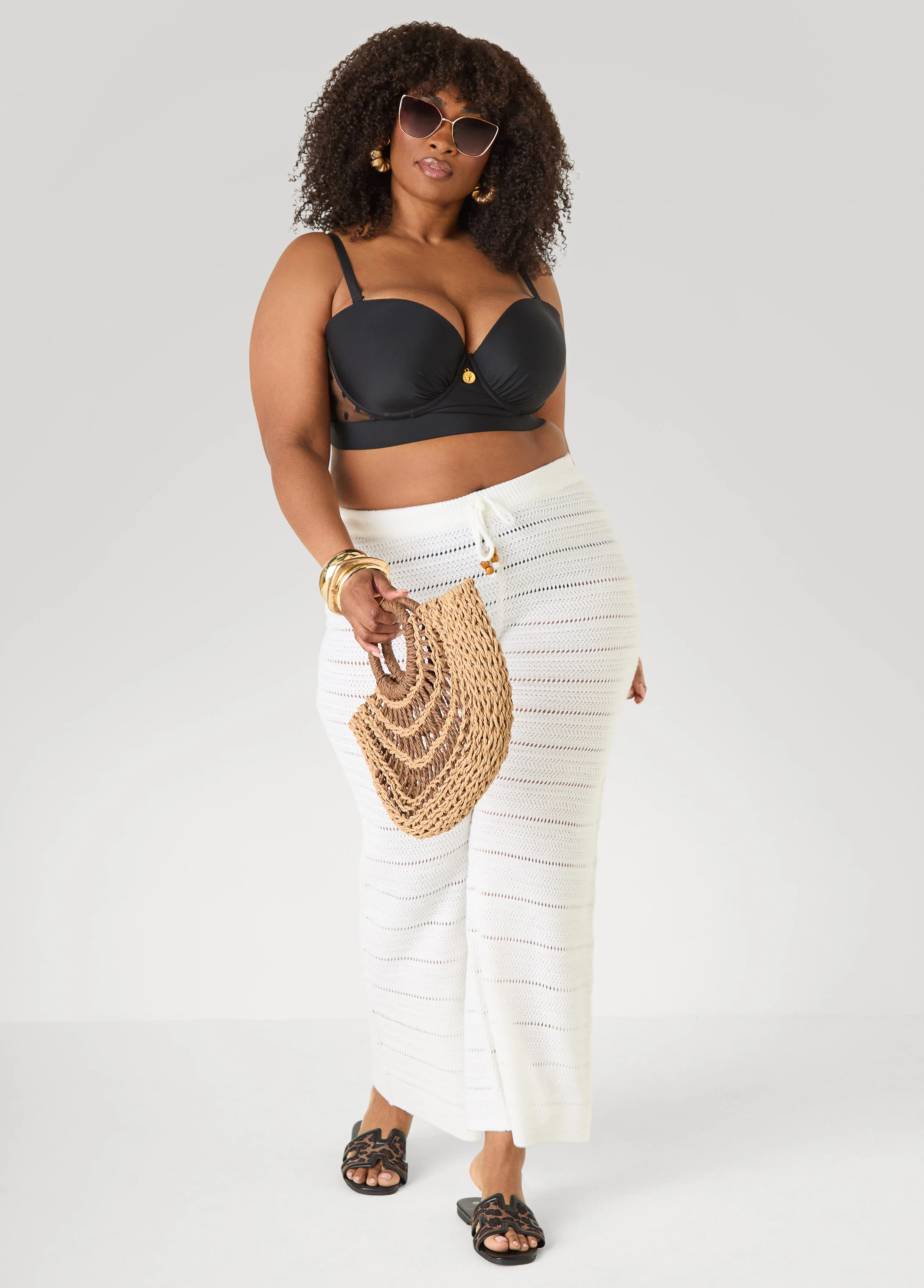 Convertible Mesh Bikini Top - Image 3
