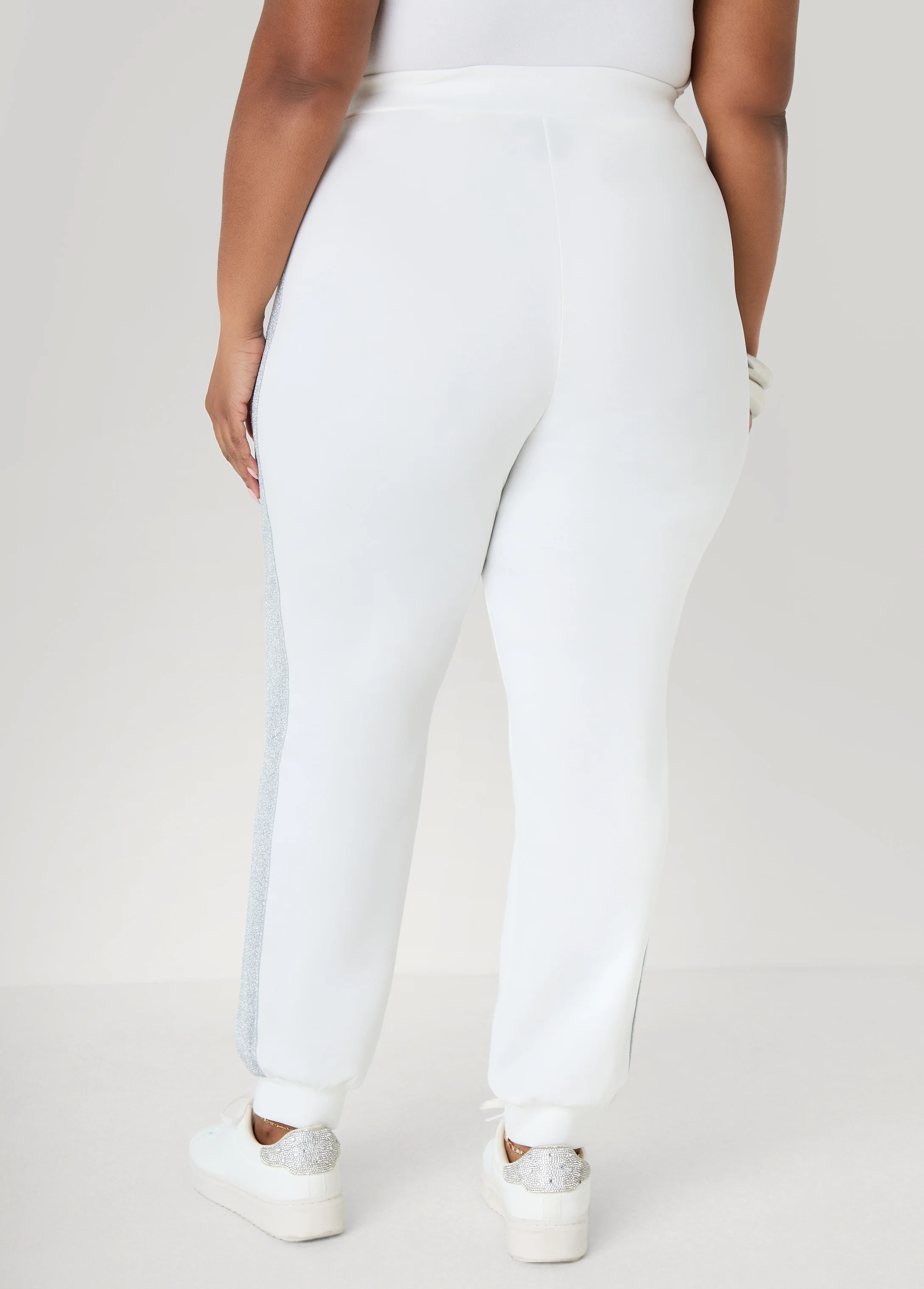 Metallic Paneled Joggers - Image 10