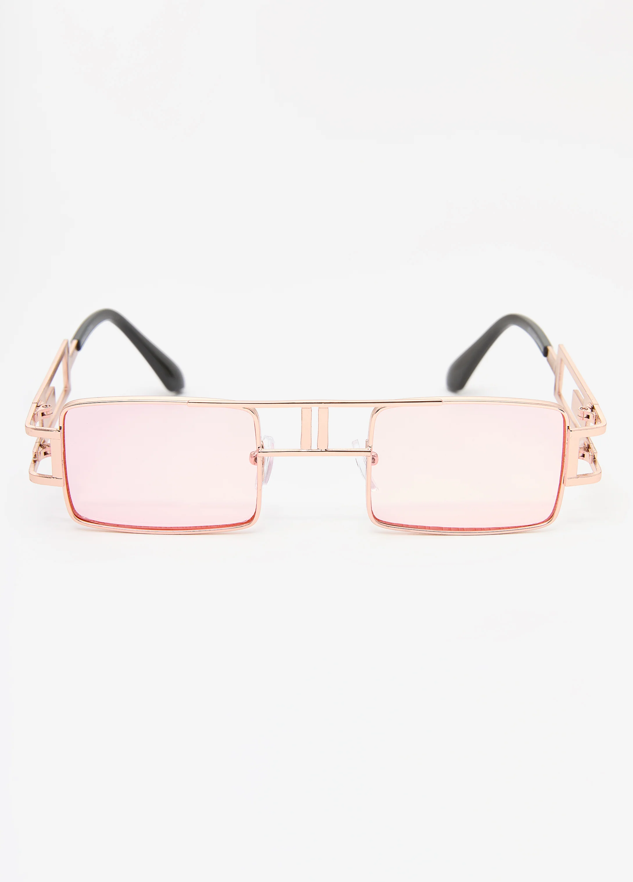 Tinted Rectangle Frame Sunglasses - Image 2