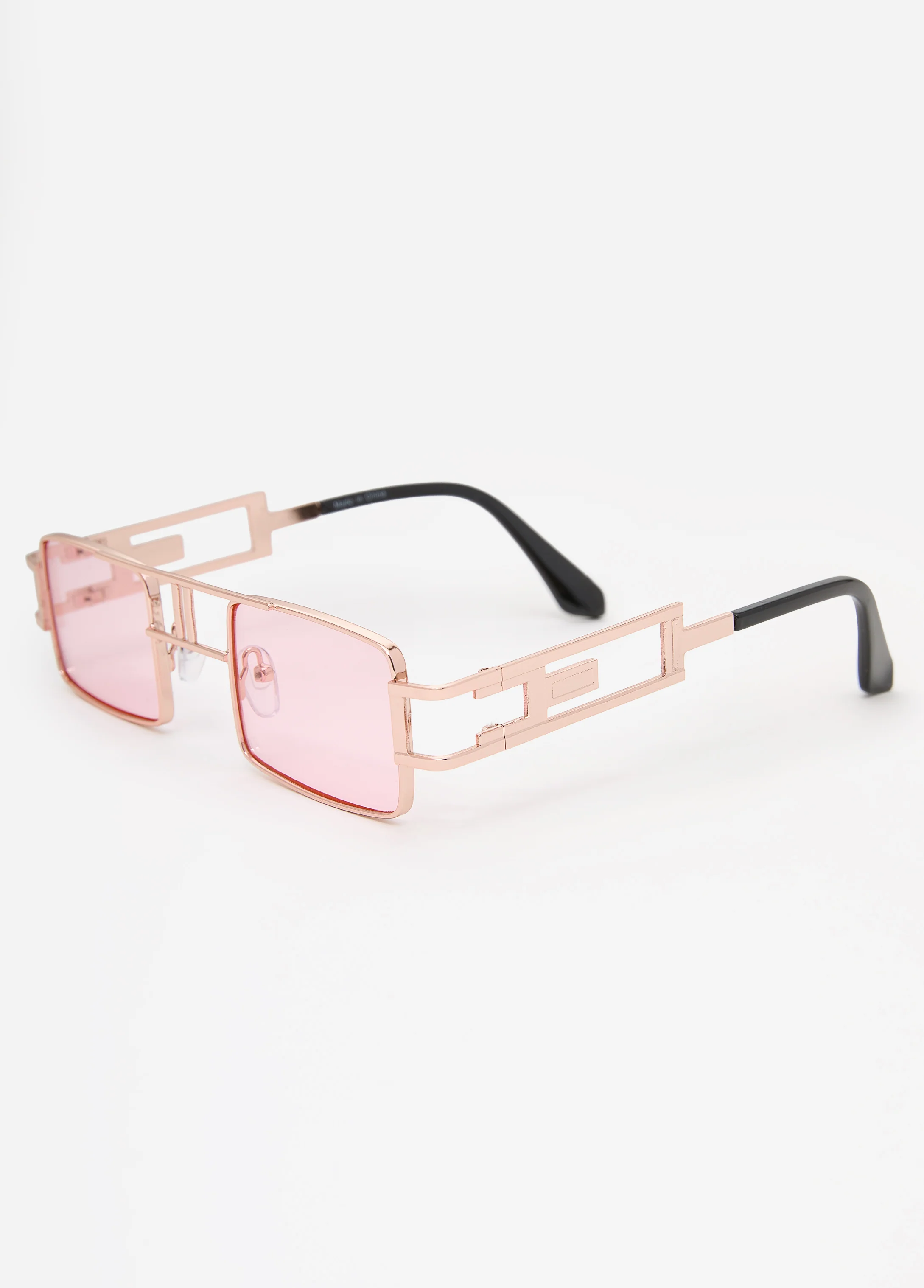 Tinted Rectangle Frame Sunglasses - Image 3