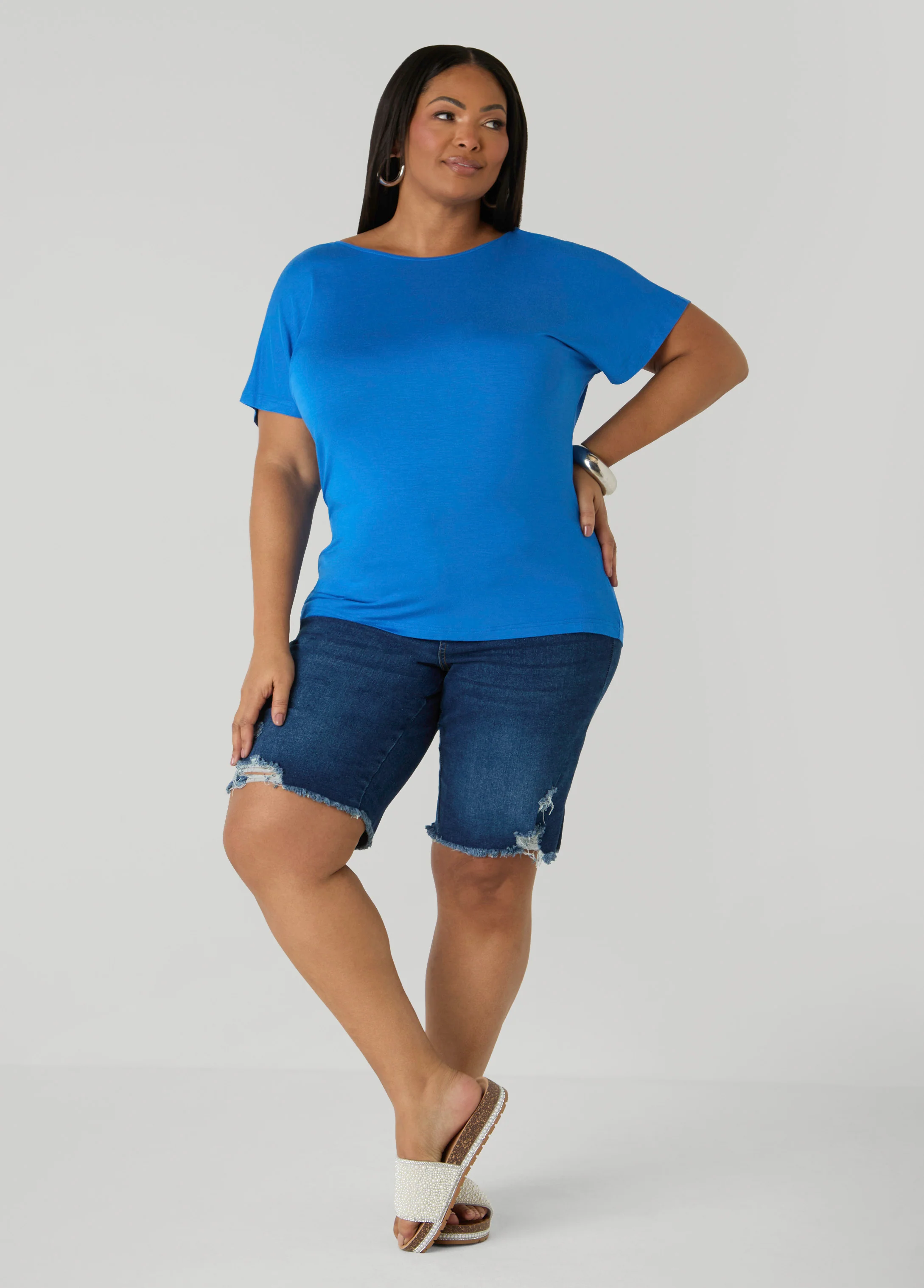 Lace Paneled Open Back Top - Image 3