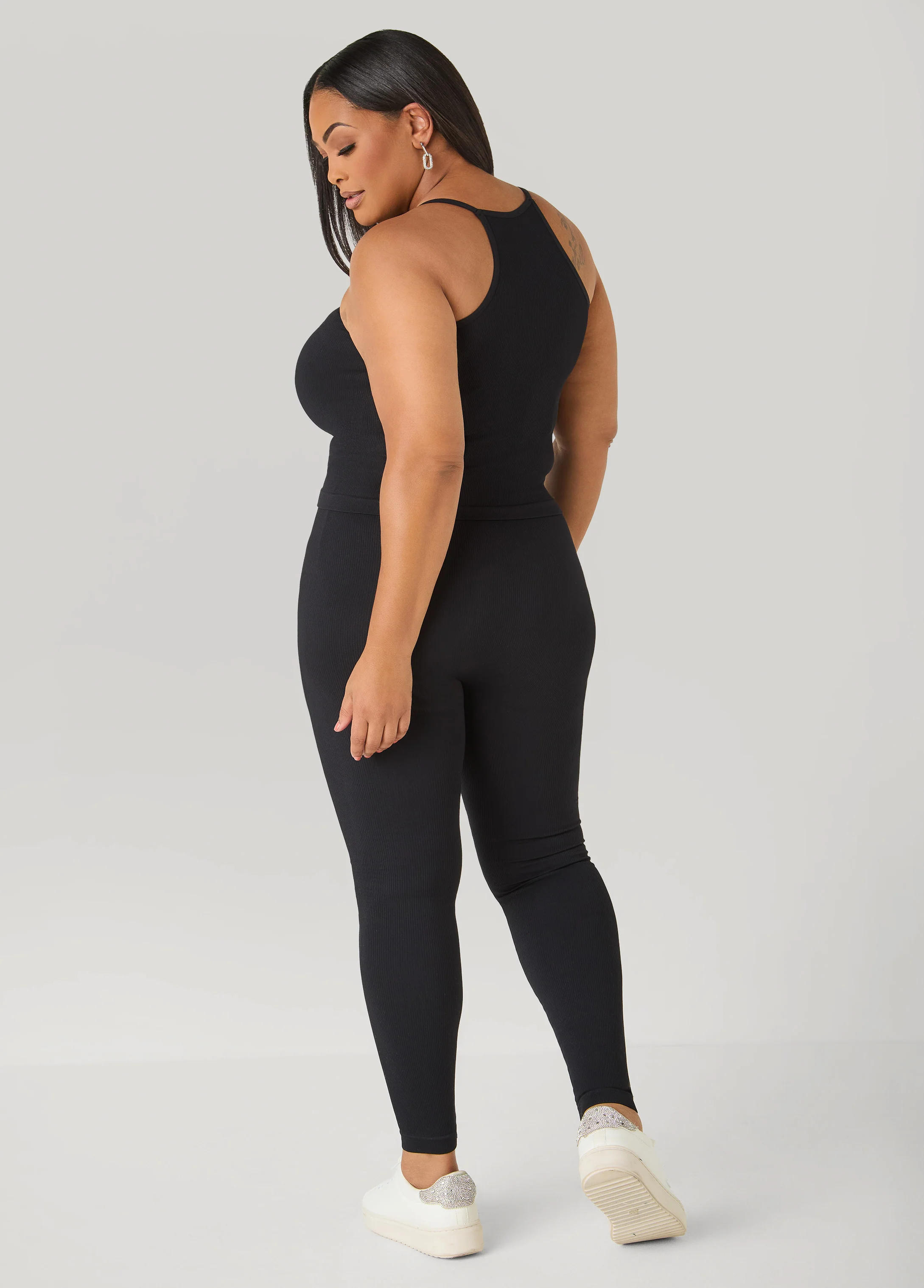 Ribbed Tank And Leggings Set - Image 11
