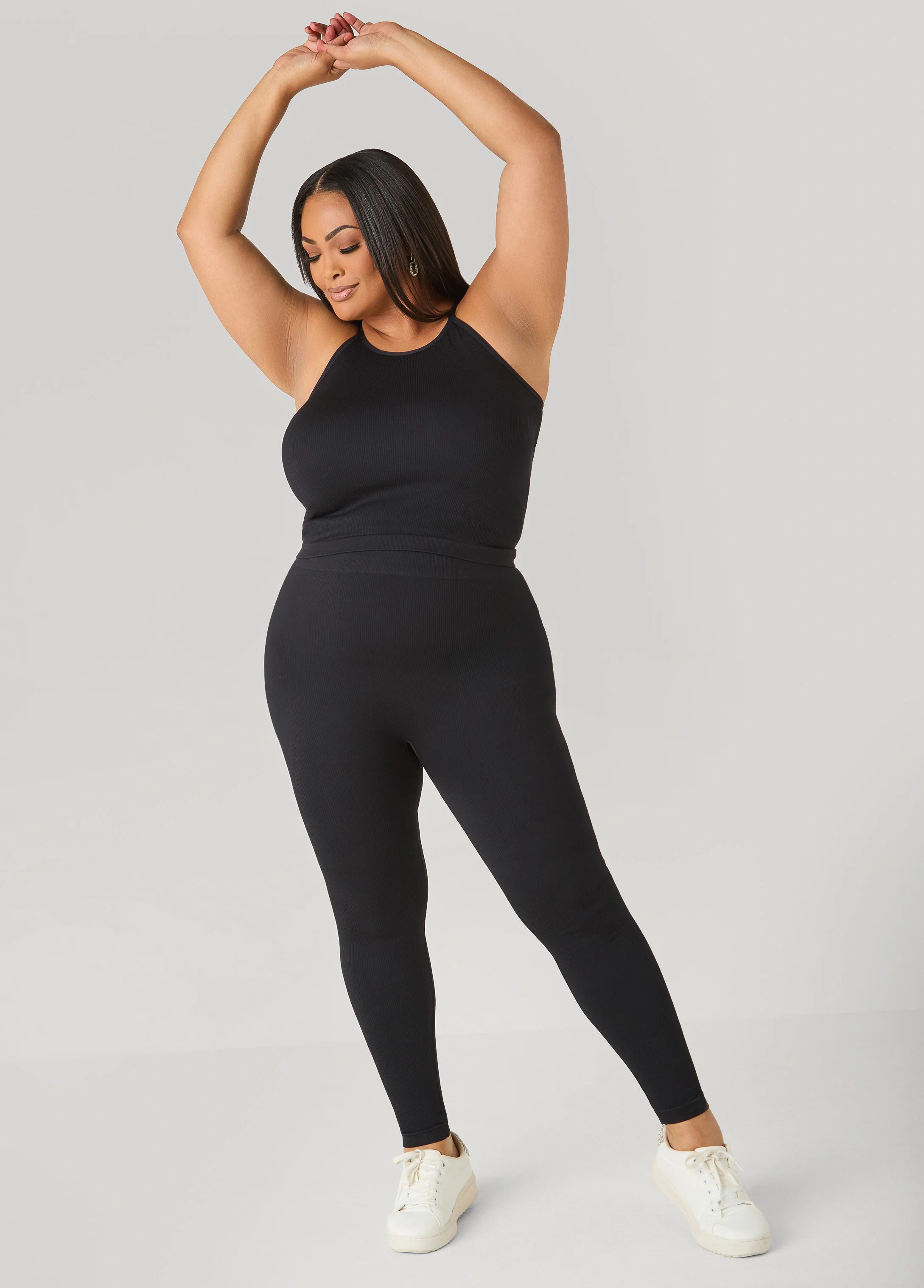 Ribbed Tank And Leggings Set - Image 12
