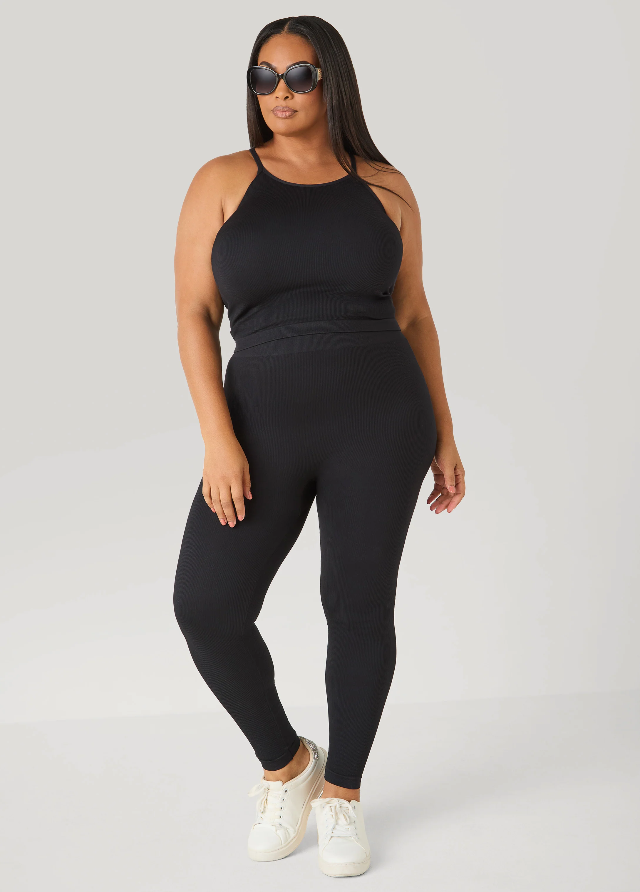 Ribbed Tank And Leggings Set - Image 13