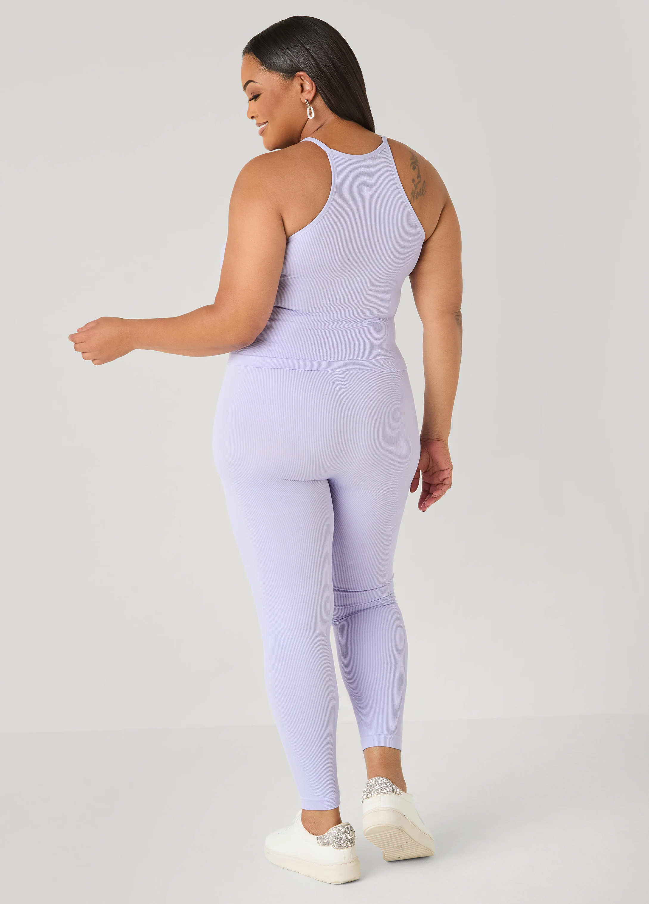 Ribbed Tank And Leggings Set - Image 5