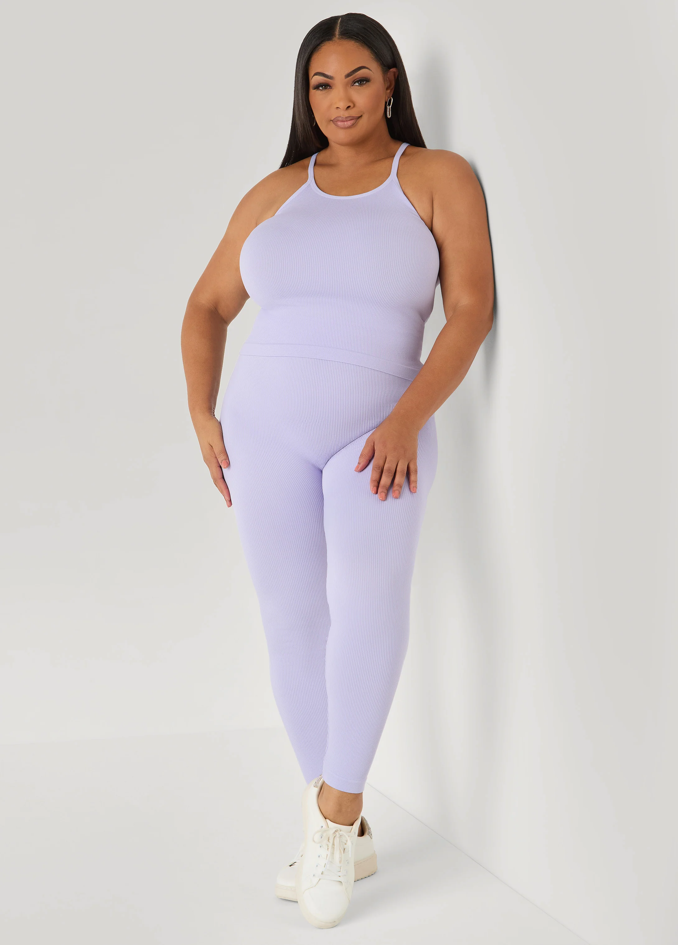 Ribbed Tank And Leggings Set - Image 6