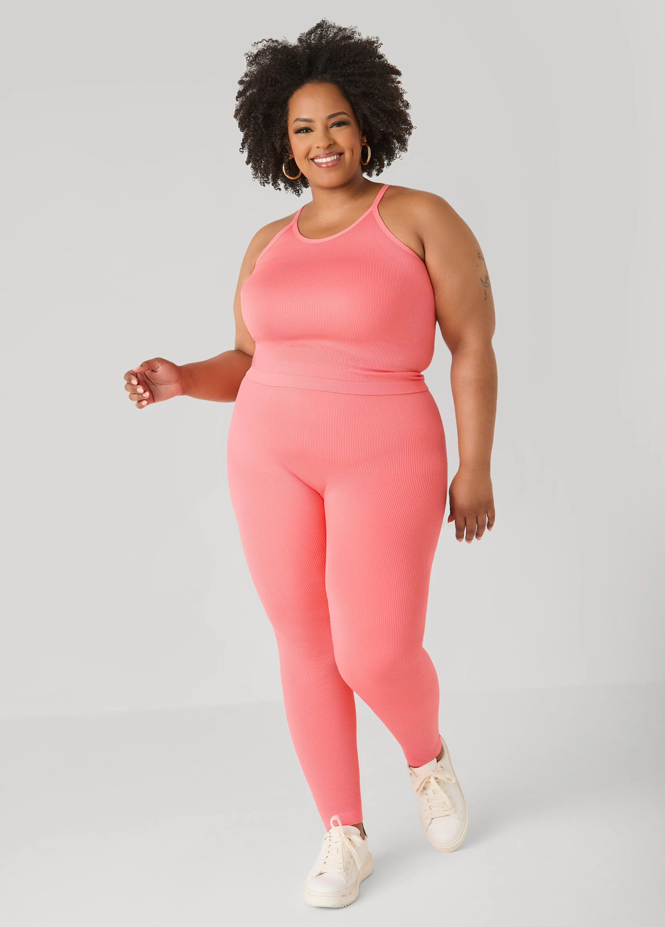 Ribbed Tank And Leggings Set - Image 7