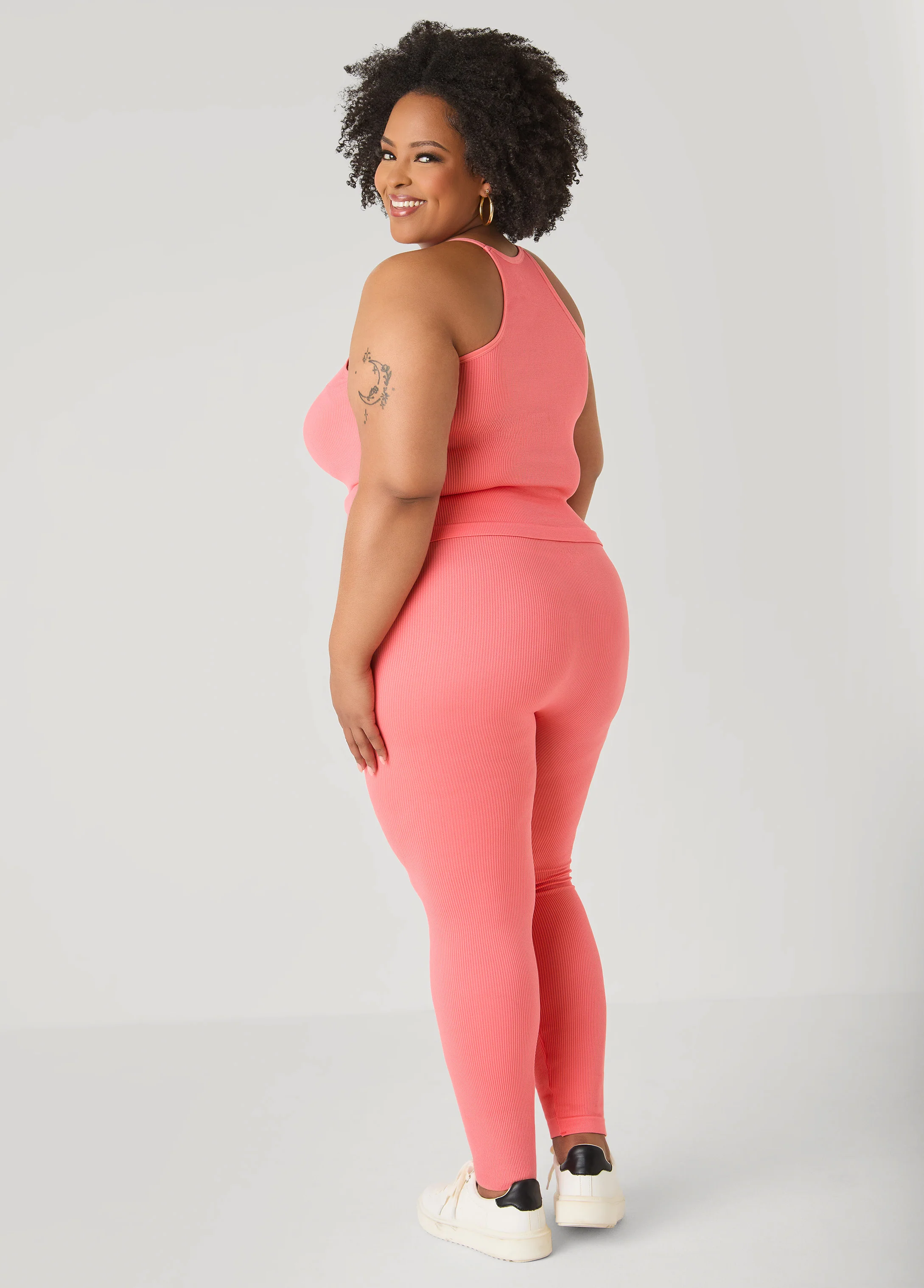 Ribbed Tank And Leggings Set - Image 8